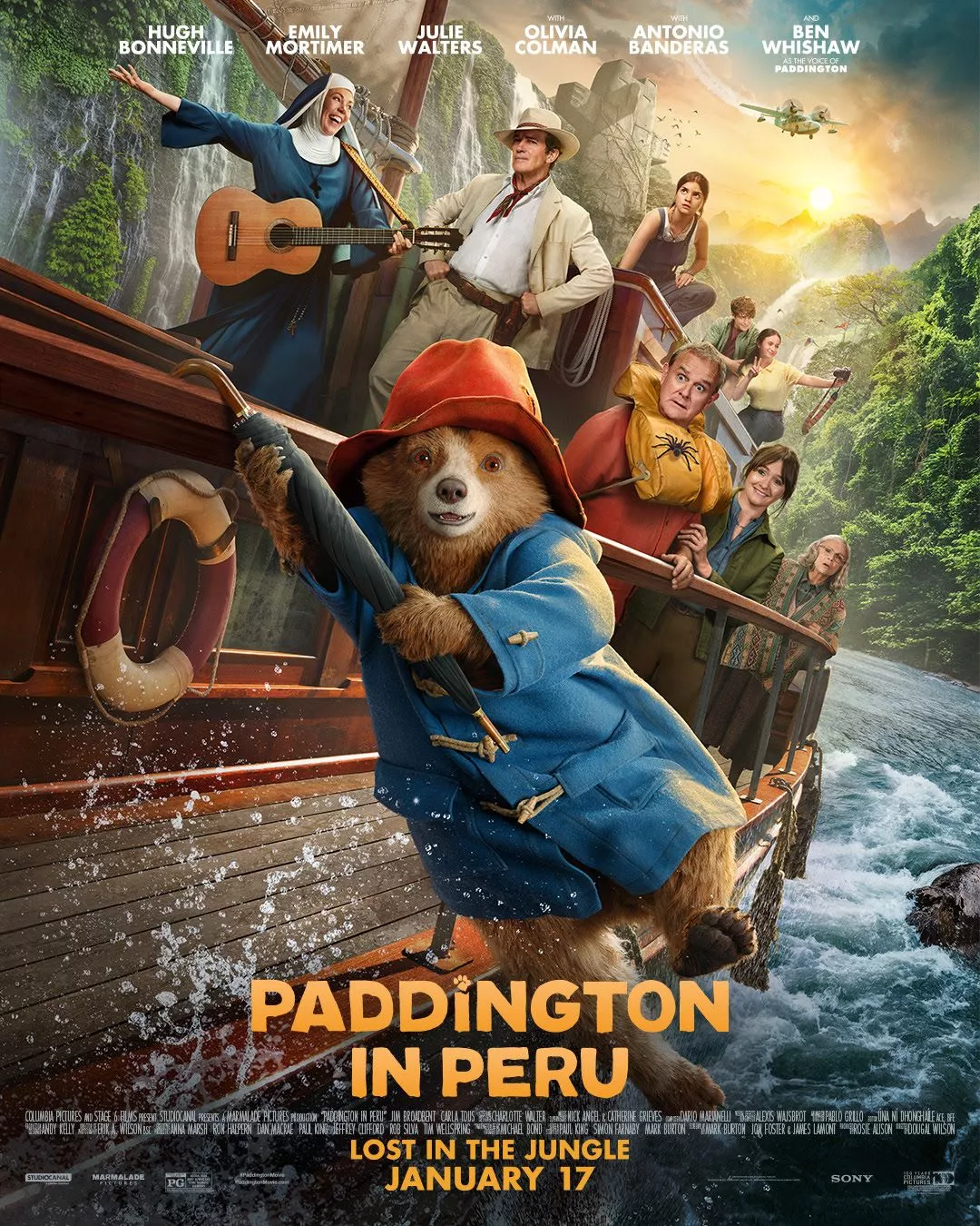Paddington in Peru in Theaters January
