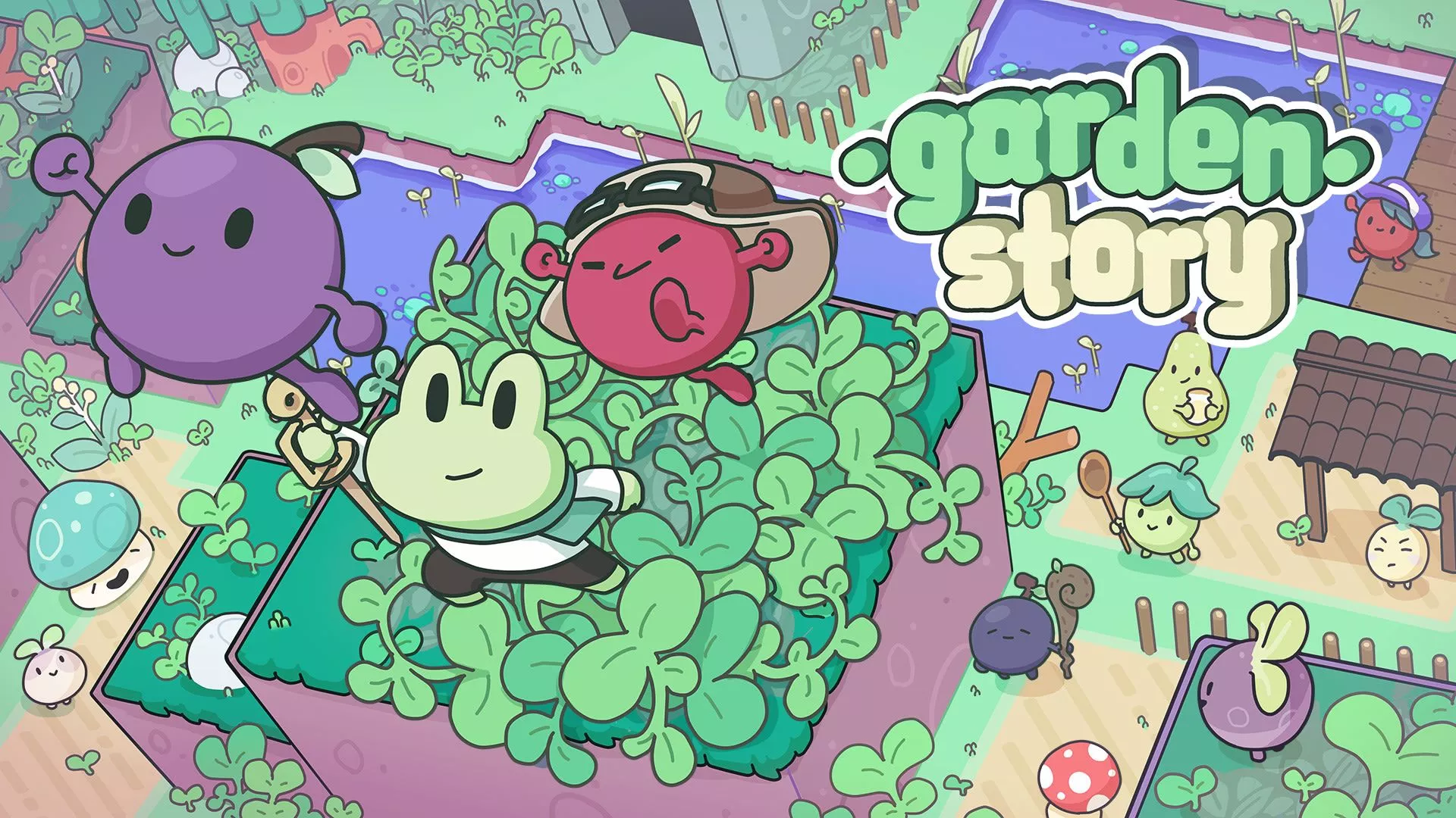 Video Game Garden Story HD Wallpaper