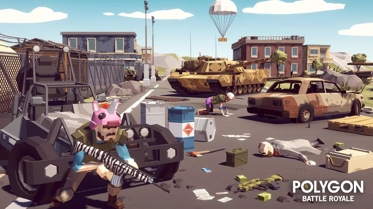 POLYGON Battle Royale Poly 3D Art