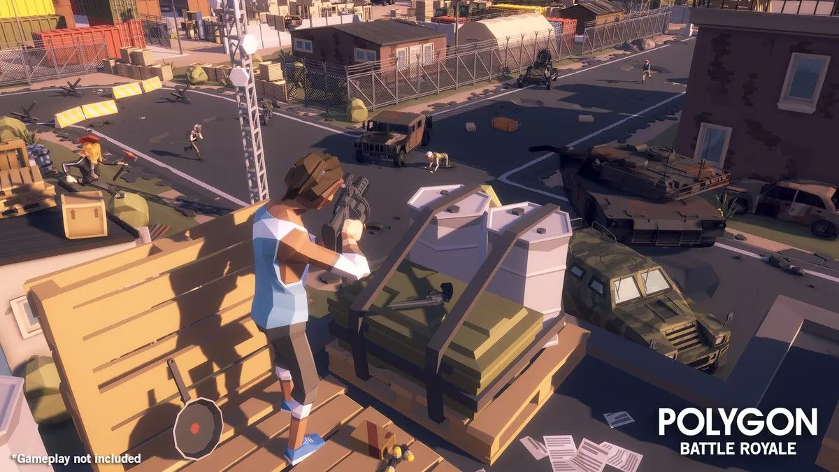 POLYGON Battle Royale Poly 3D Art