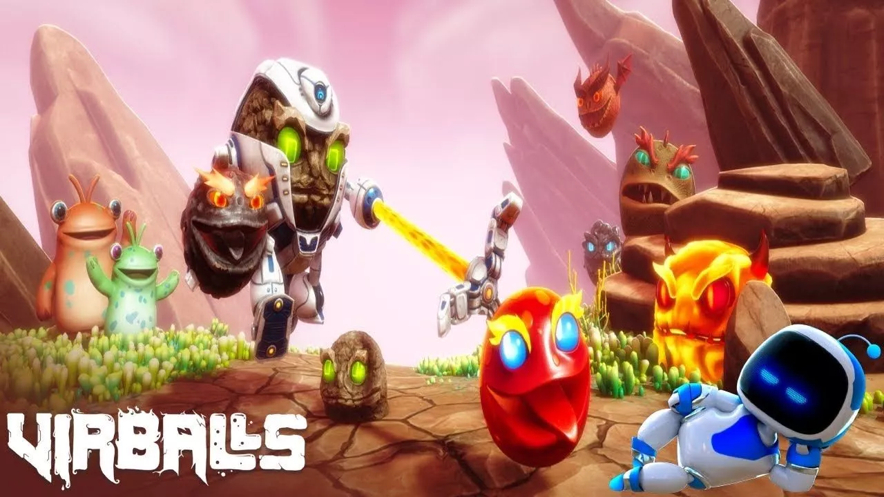 Virballs Full Gameplay. Astro Bot PC