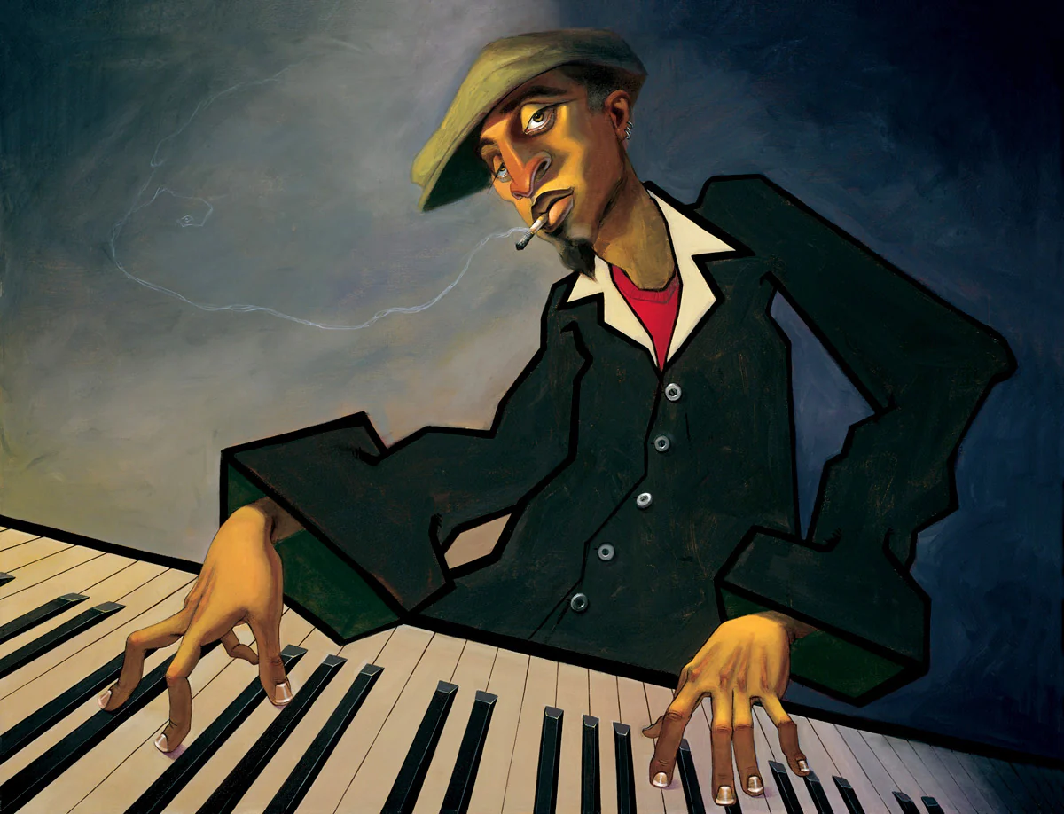 Urban Jazz Art Print. Fine Art Print