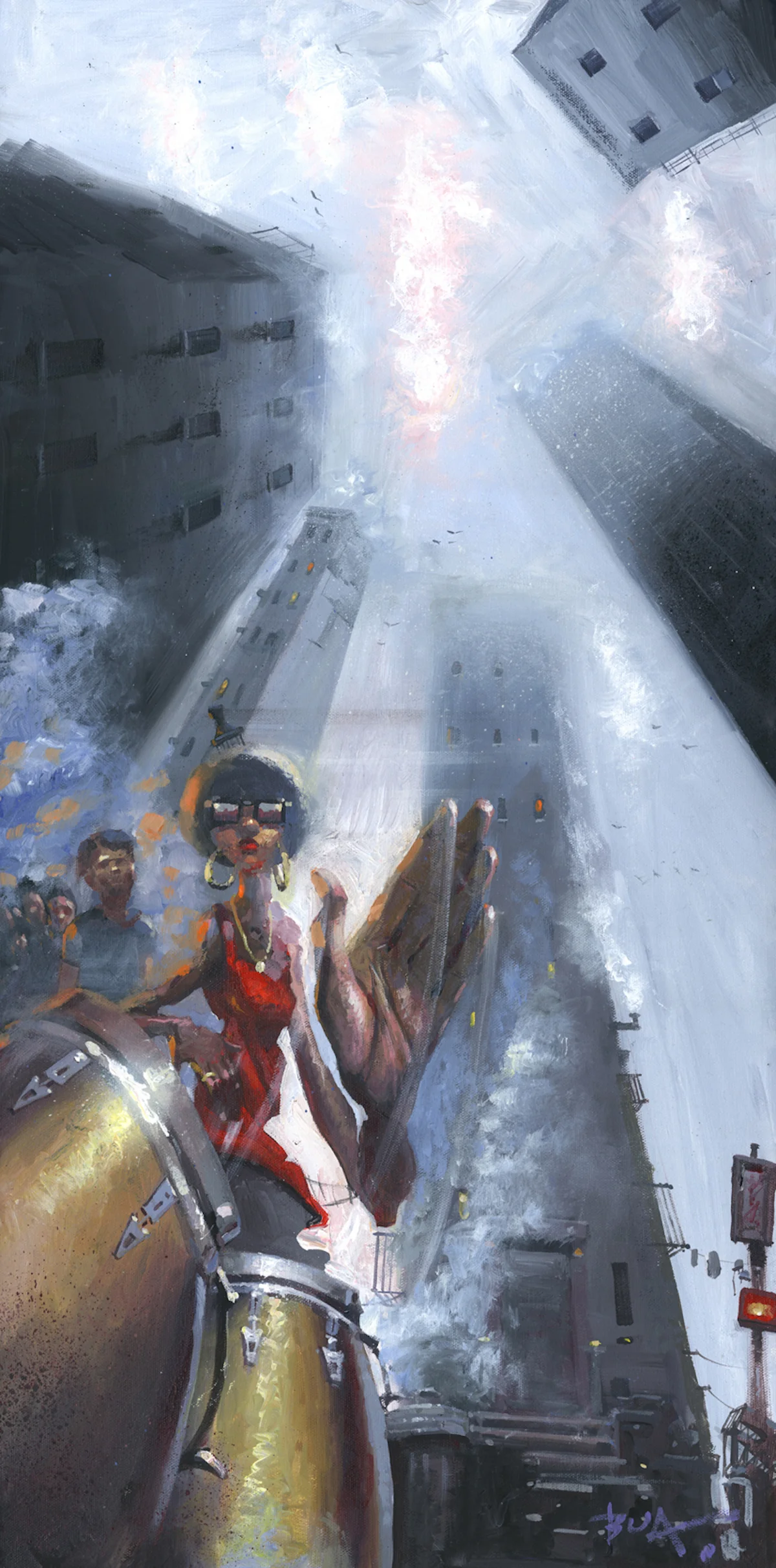 Rhythm inspired Art Print. Street Art