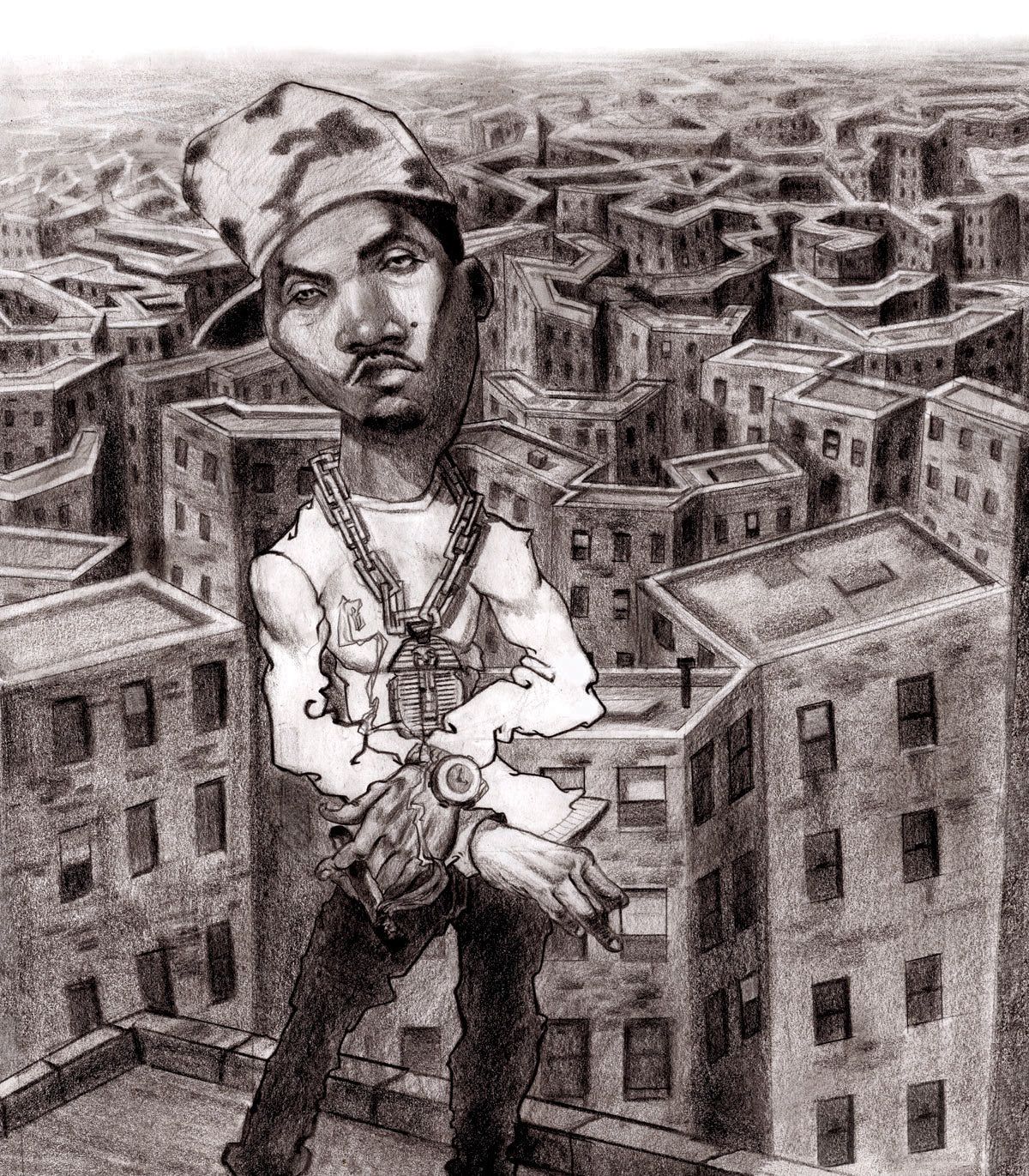 Nasty Nas Wall Art. Justin BUA