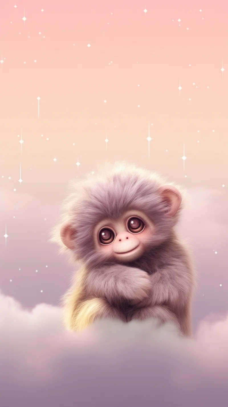 Cute Pygmy Marmoset dreamy wallpaper
