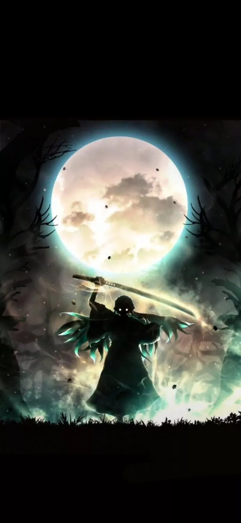HD demon slayer sword wallpaper