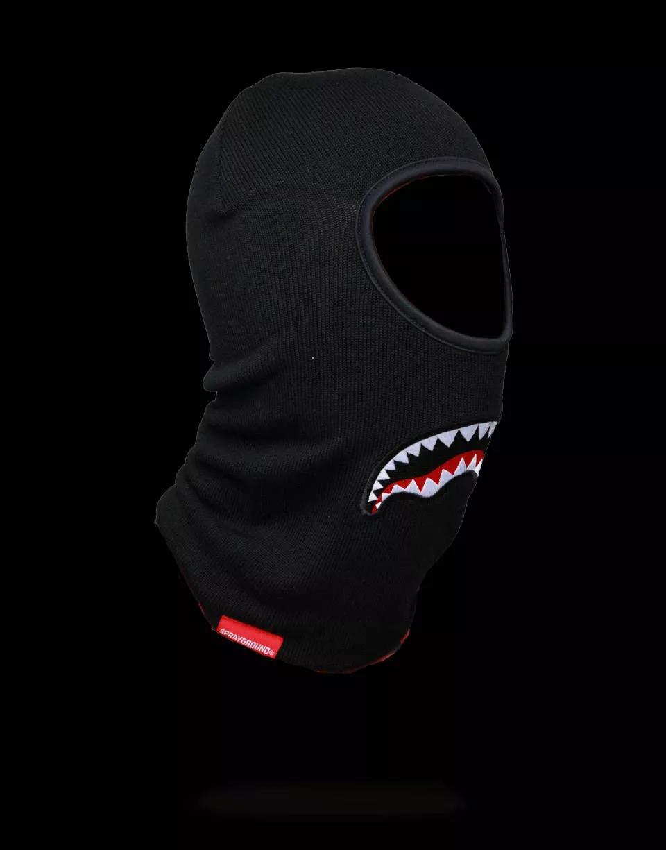 Download Black Ski Mask With Shark Teeth Wallpaper