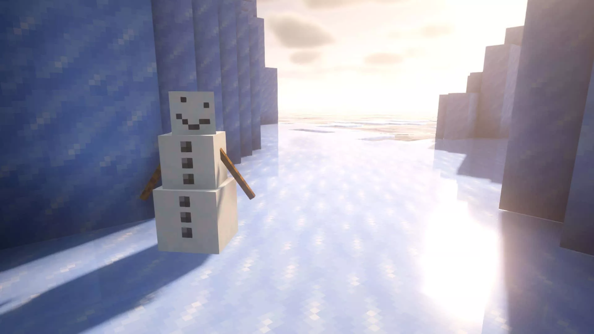 Minecraft Snow Golem Wallpaper