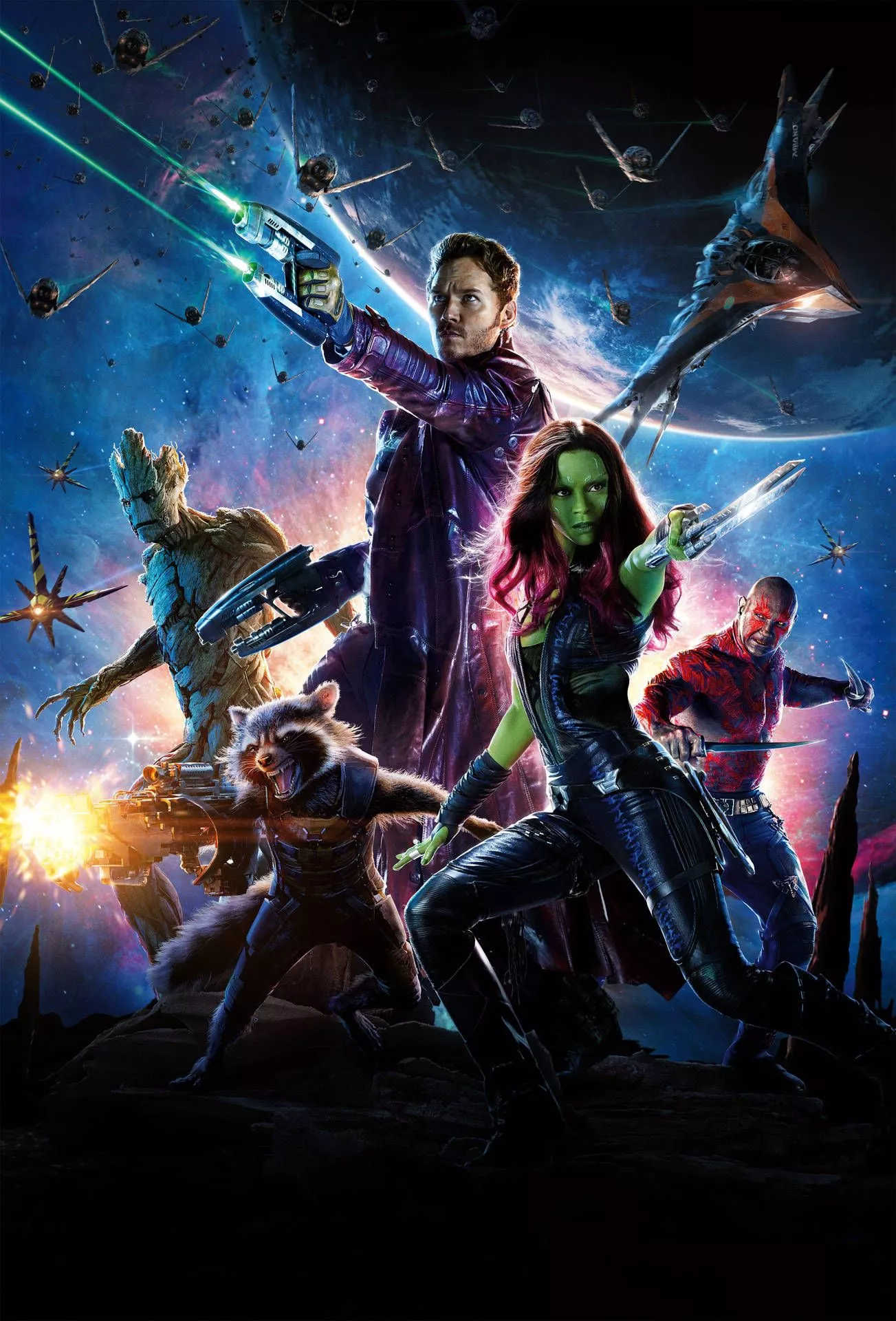 Guardians Of The Galaxy In Action