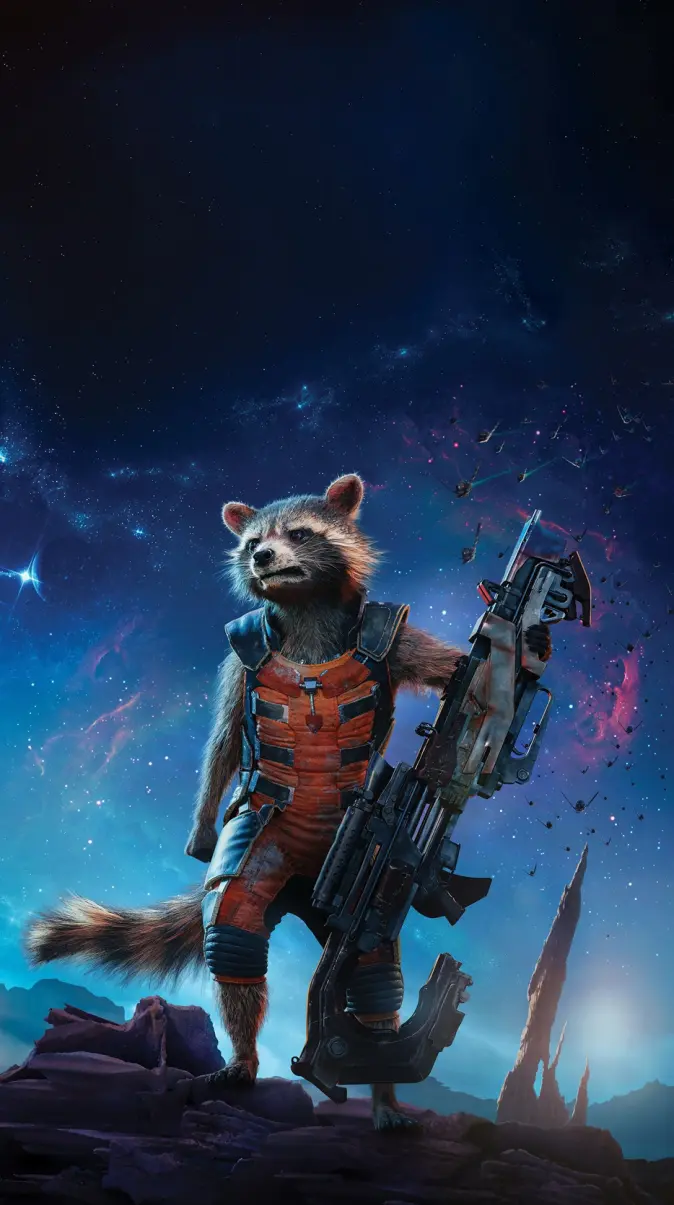 Rocket Raccoon 4k wallpaper