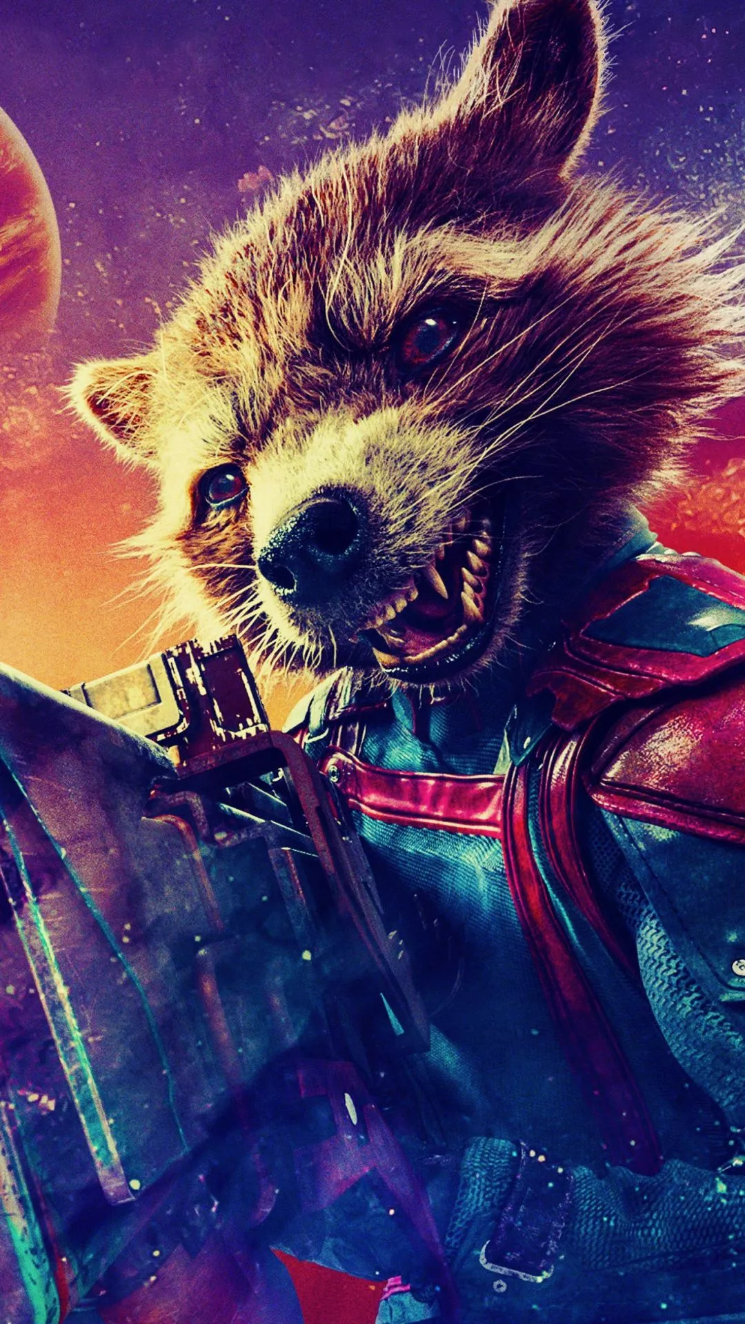 Rocket Raccoon iPhone Wallpaper