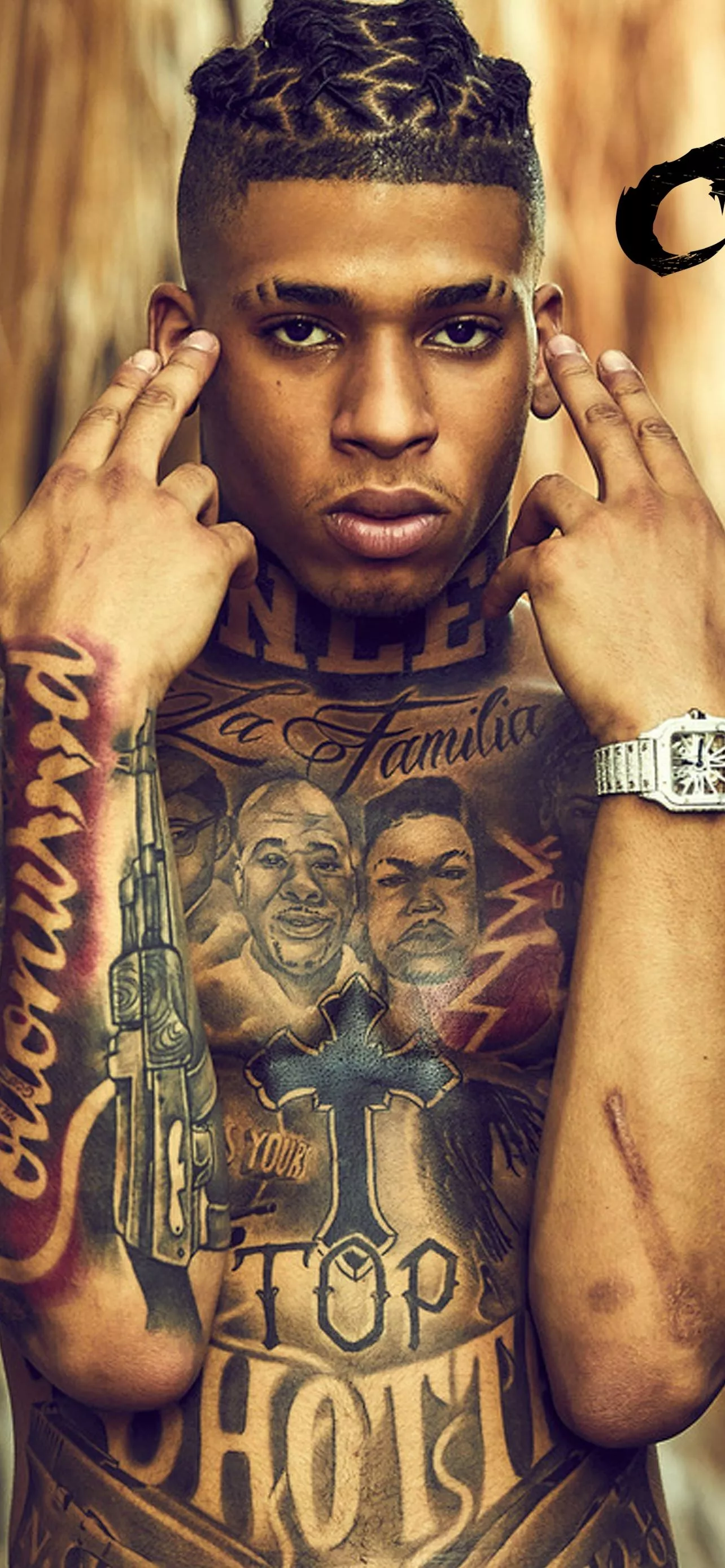 NLE Choppa Wallpaper 4K, American