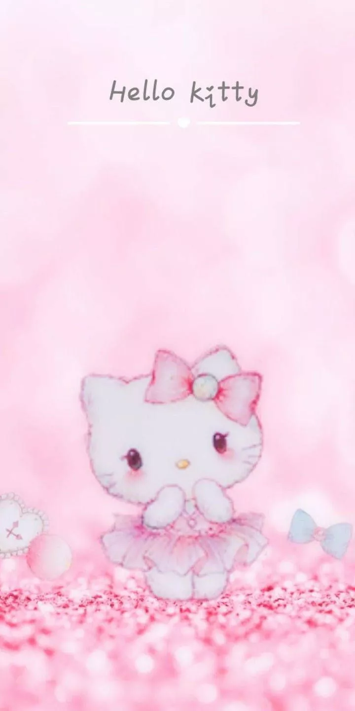 Pink Hello Kitty Background
