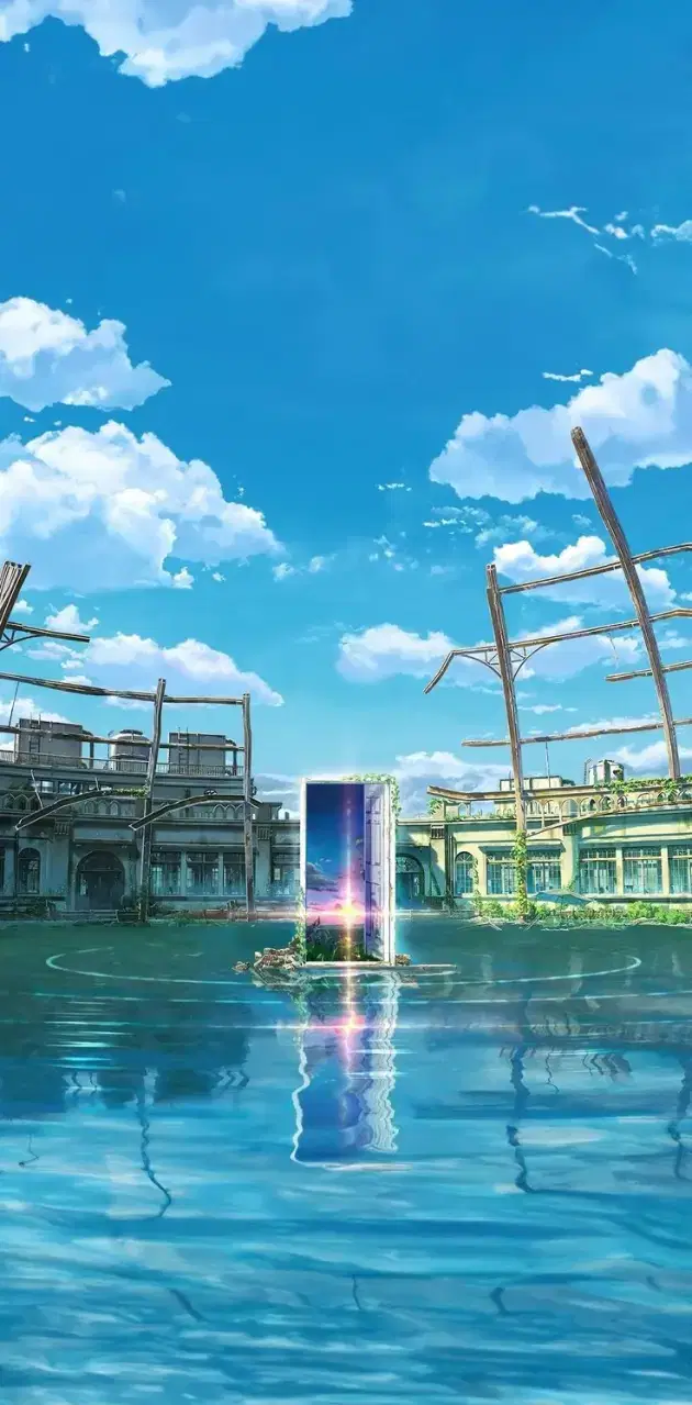 Here's some cool Phone wallpaper inspired from Suzume & Your Name