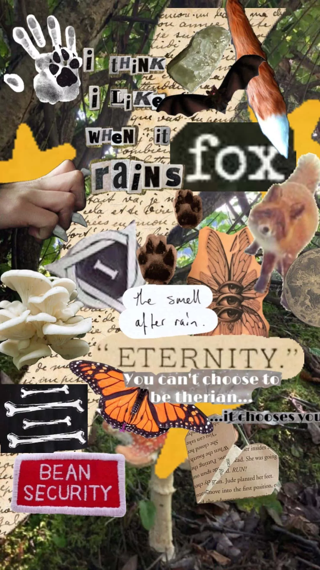 Download Therian Collage Art Wallpaper