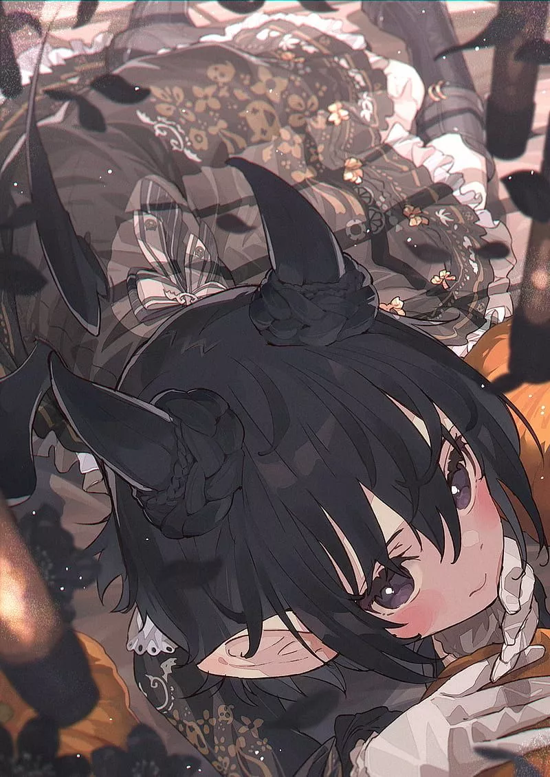 Portrait display, anime girls, anime