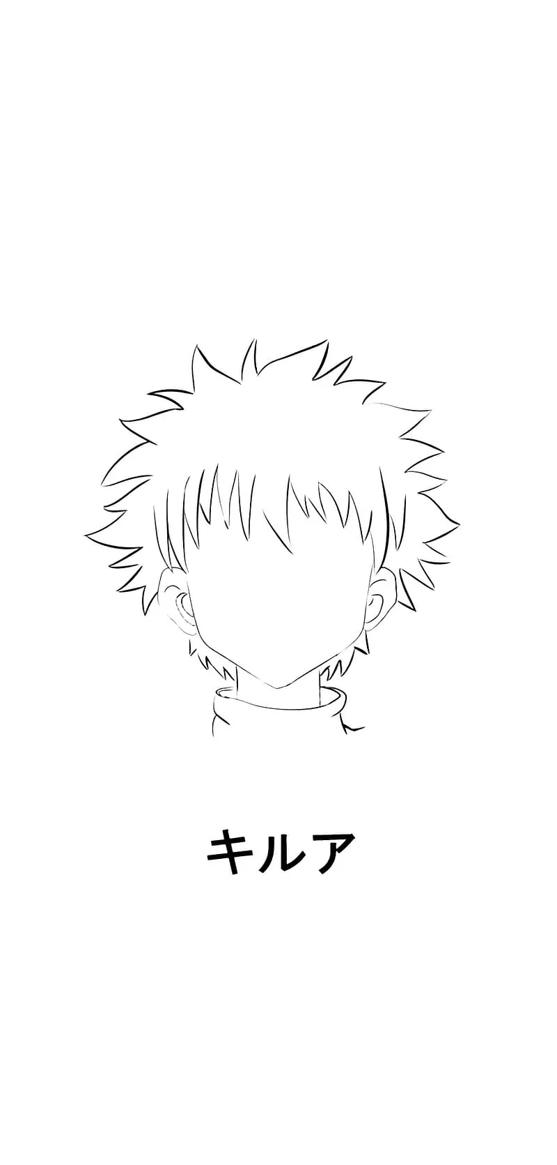 Killua, hunter x hunter, white, kirua