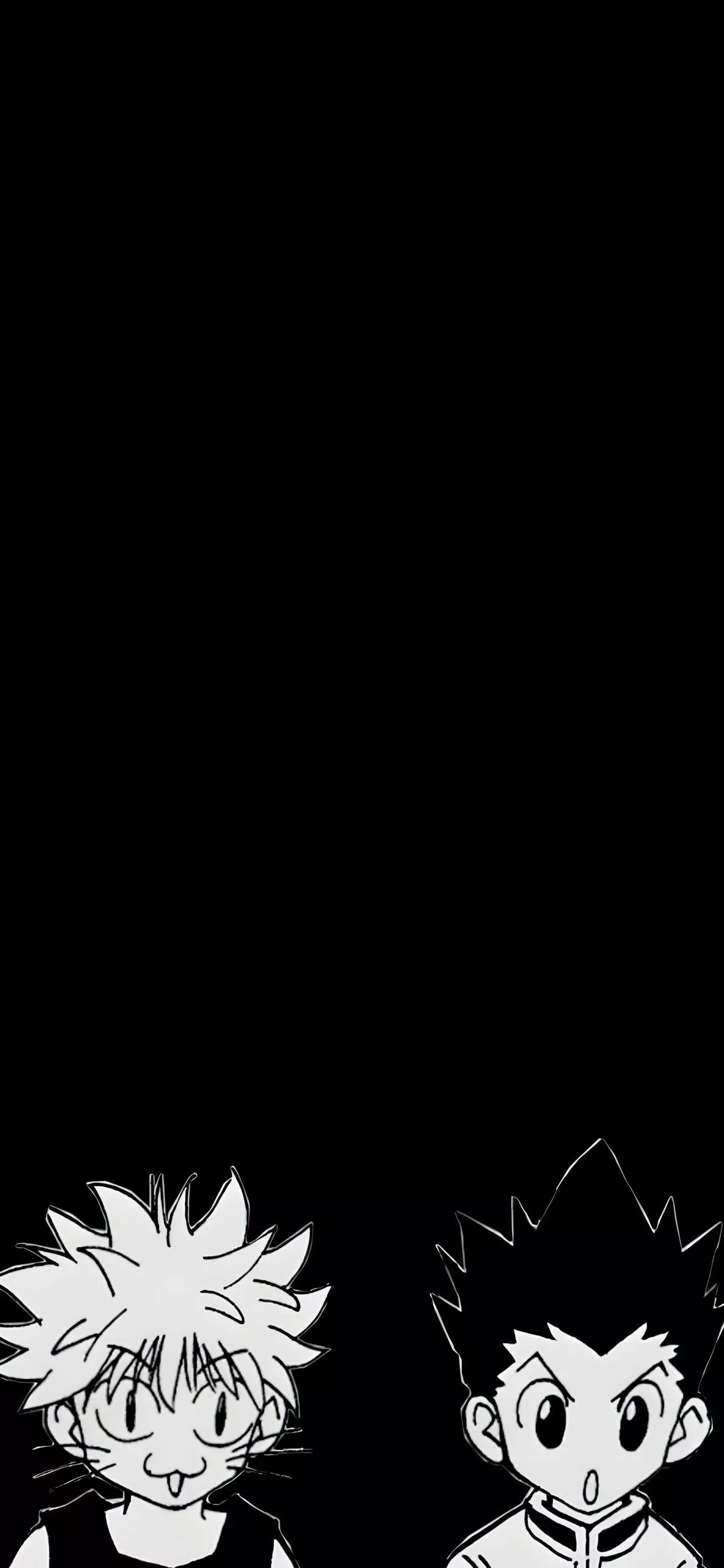 Hunter x Hunter Gon and Killua Black