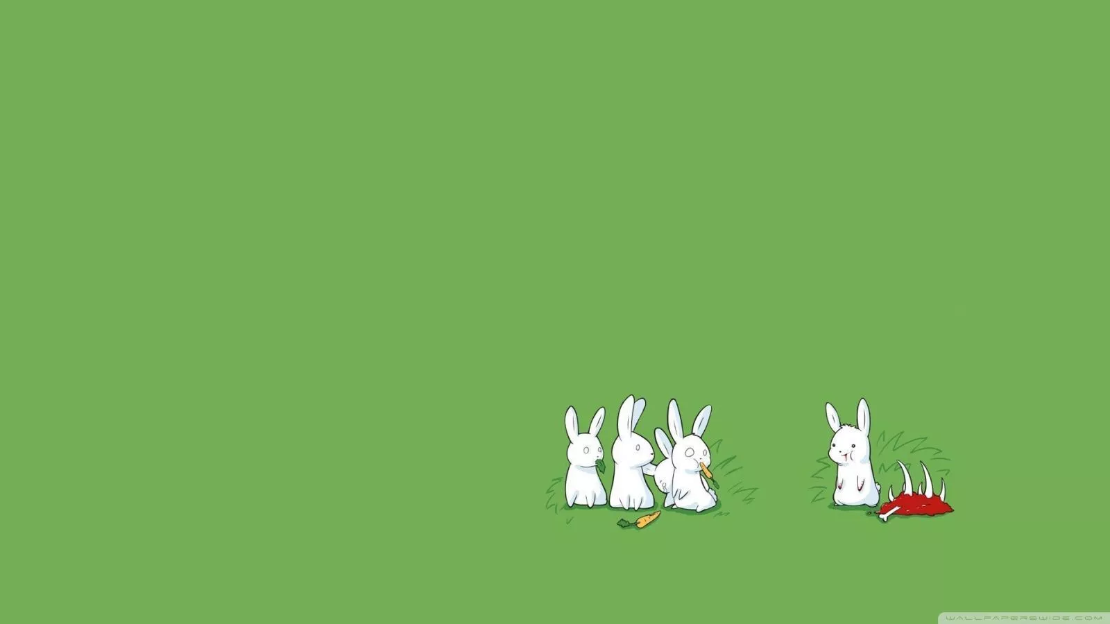 Carnivorous Rabbit Ultra HD Wallpaper