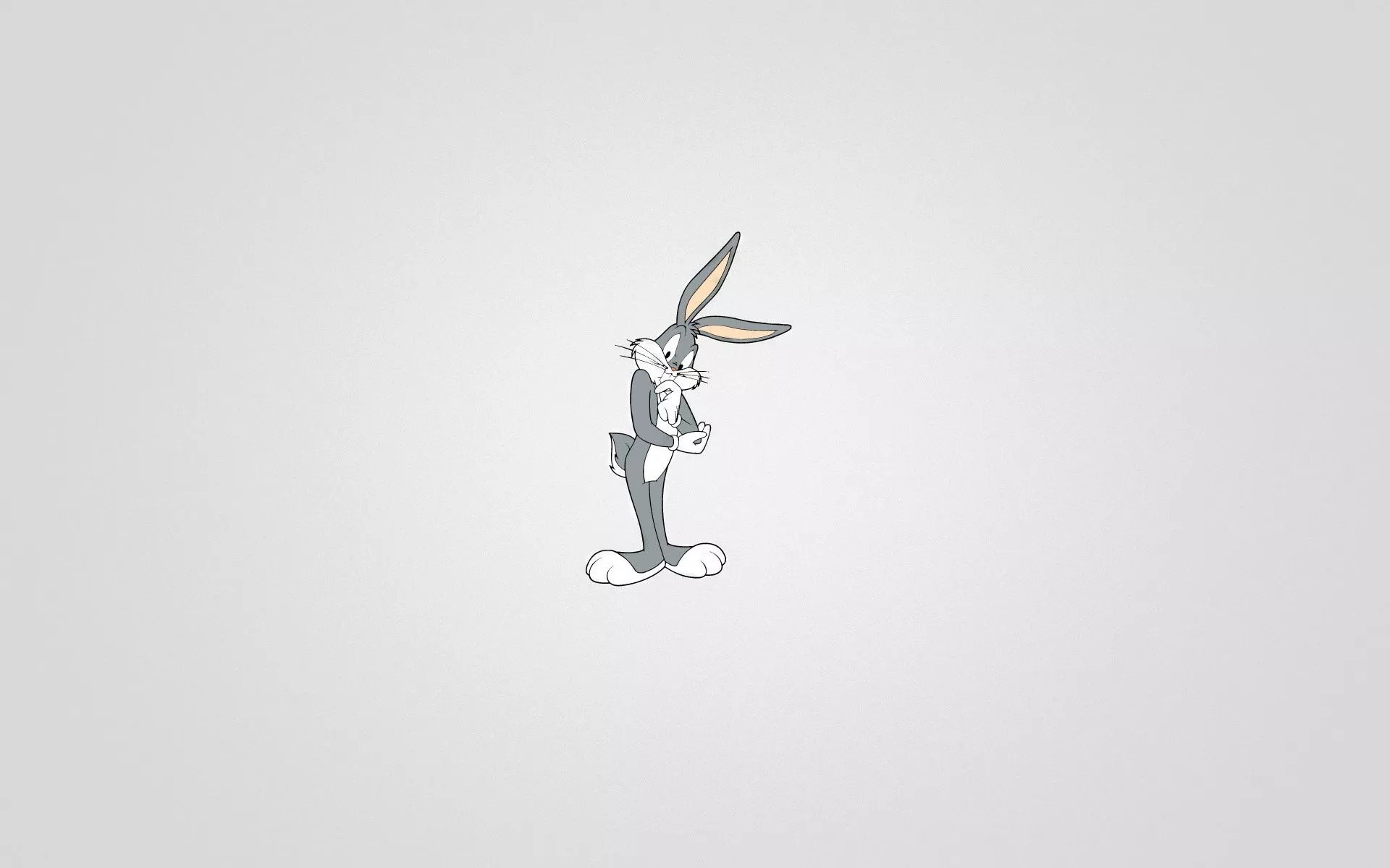 Wallpaper minimalism, rabbit, black