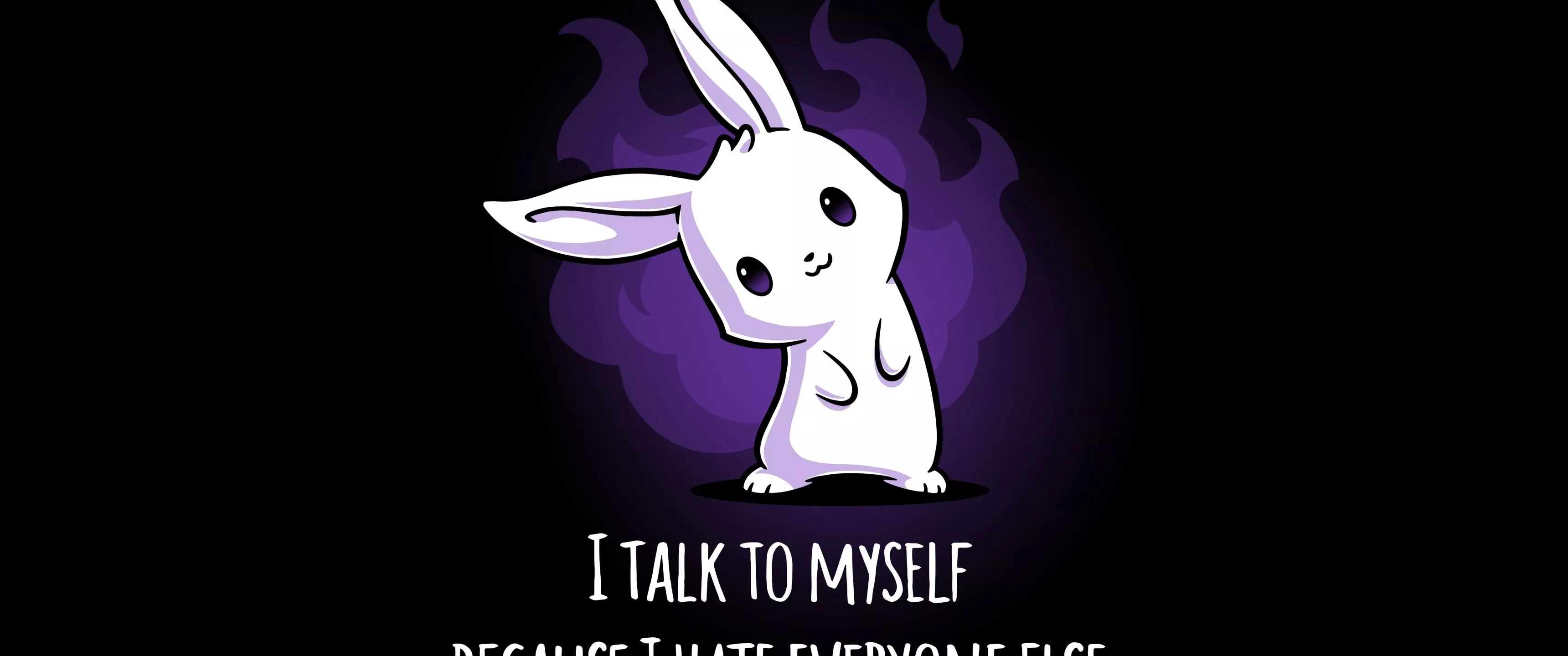 Cute rabbit Wallpaper 4K, Motivational