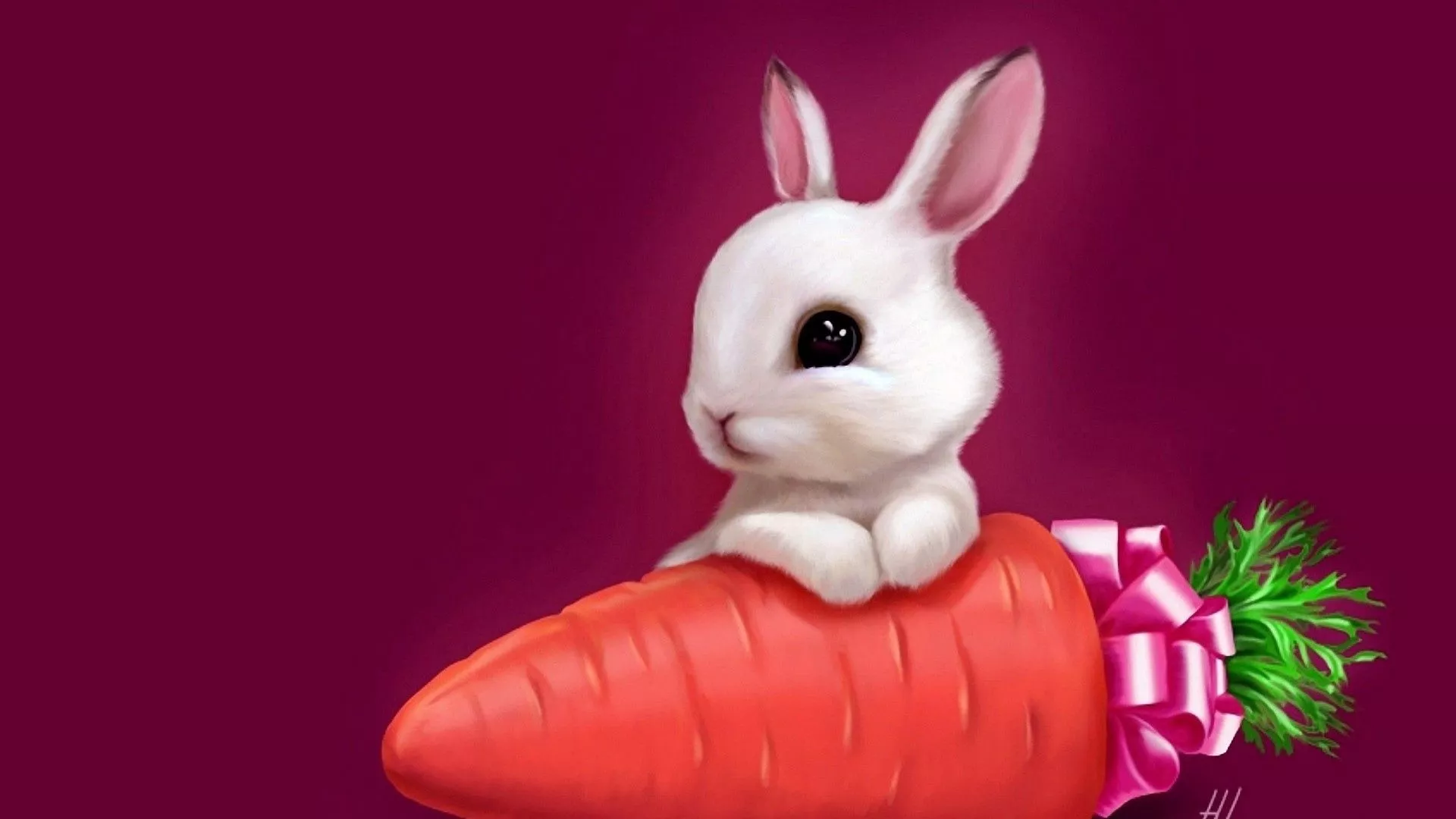 Download wallpaper 1920x1080 bunny