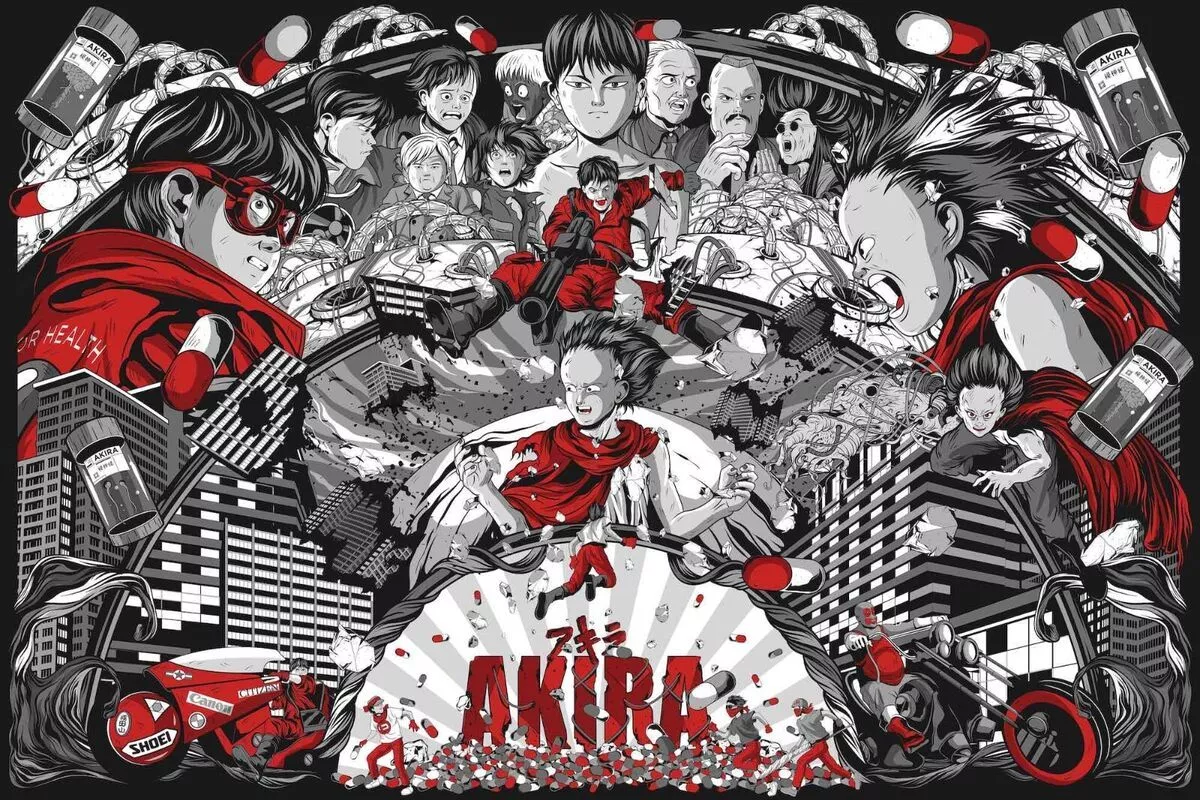 Akira Mainger Anime Movie Poster Screen