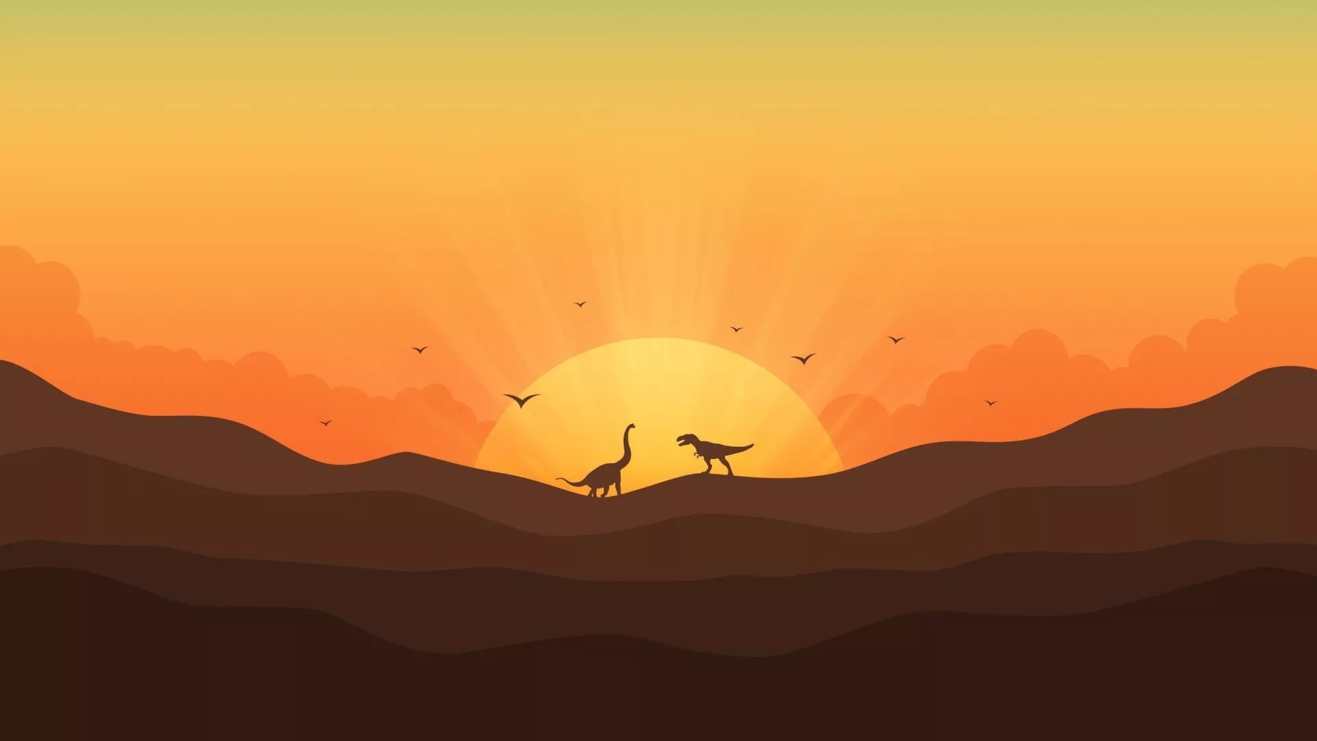 Gradient Sunrise 1080P Laptop