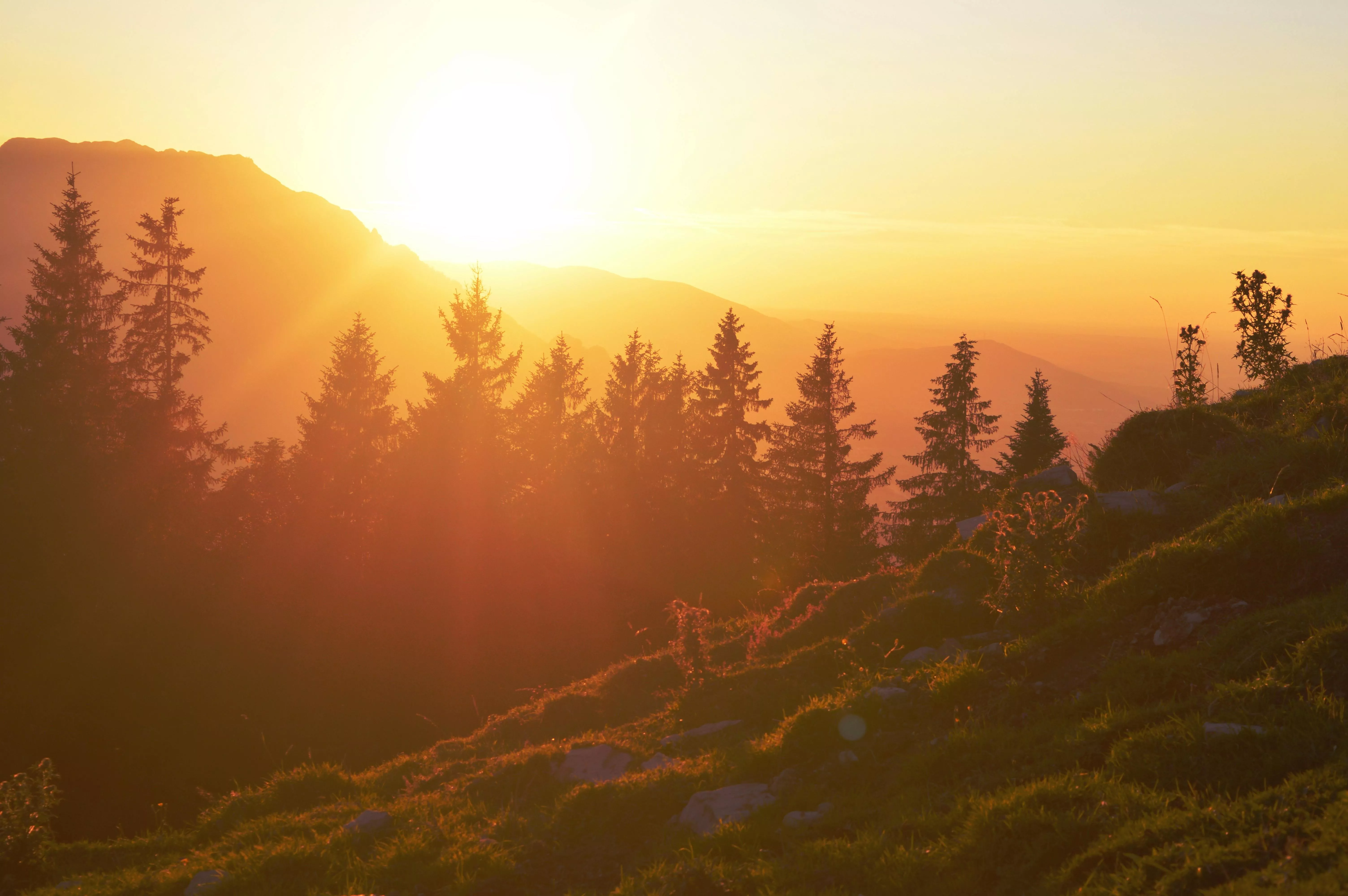 Mountain Sunrise Photo, Download