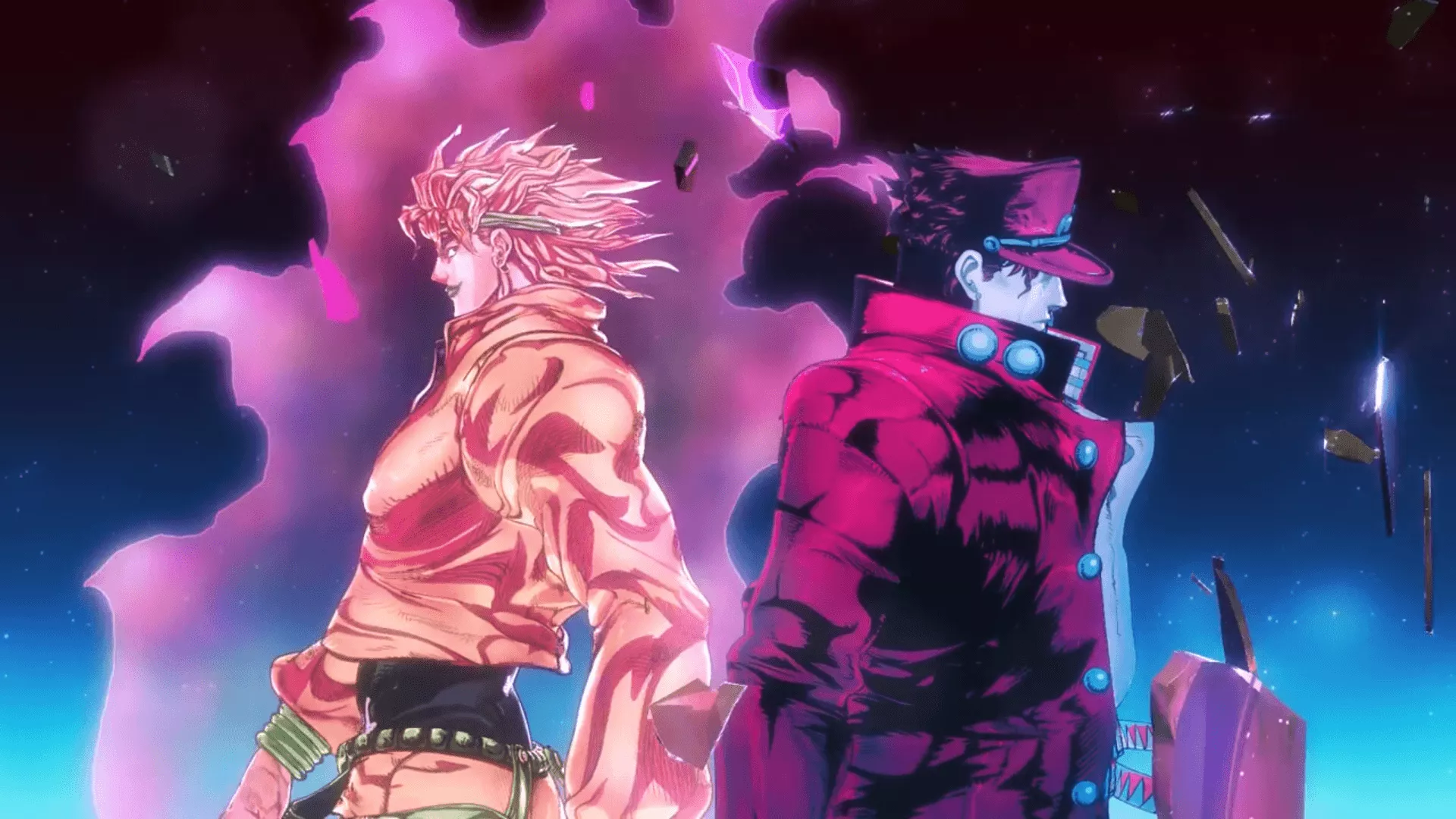 Blonde Dio Brando Jotaro Kujo Anime