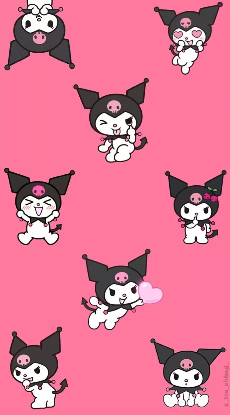 Kuromi, love, sugar, HD phone wallpaper