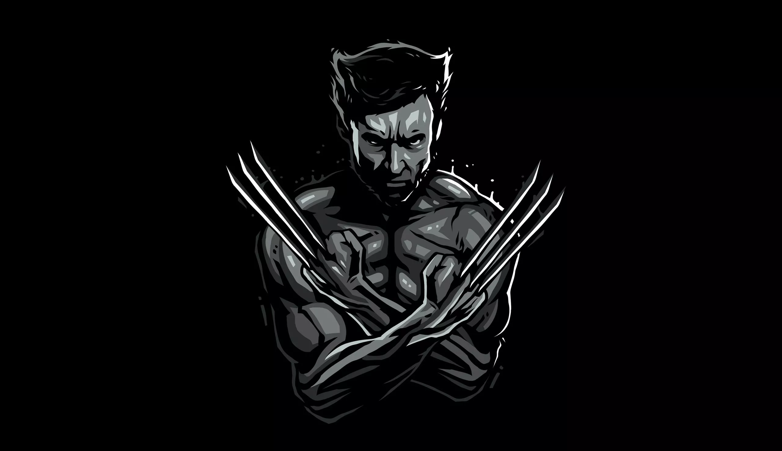 Logan Wolverine Minimal Wallpaper, HD