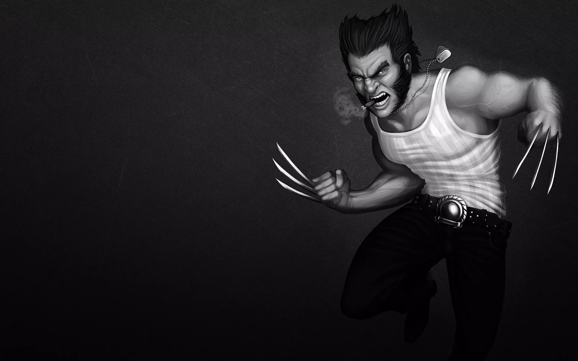 Wallpaper cigar, evil, Wolverine, Logan