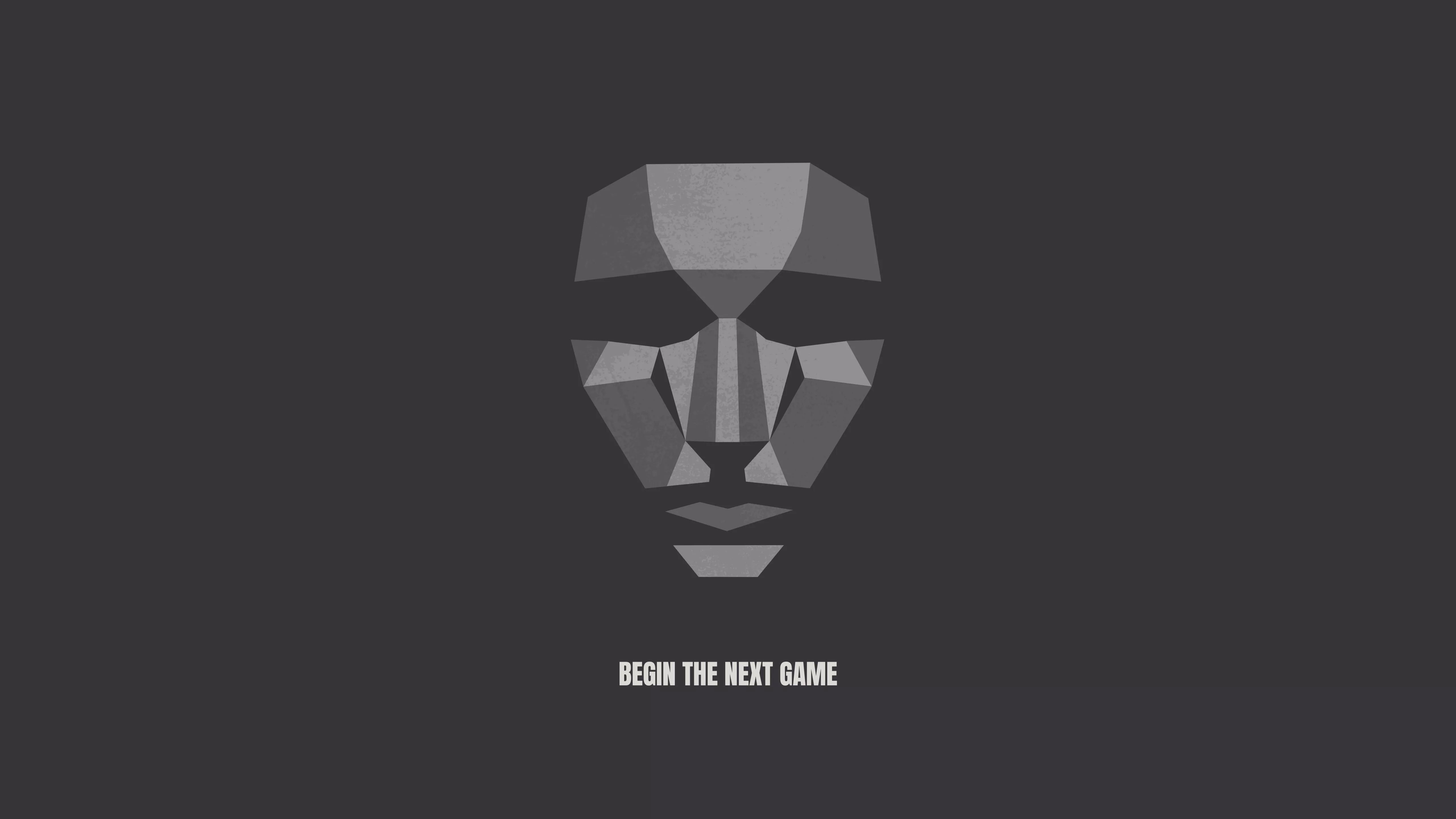 Squid Game Wallpaper 4K, Frontman Mask