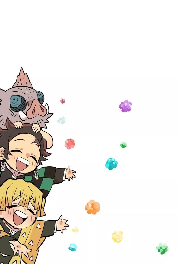 Cute Demon Slayer wallpaper. Chibi