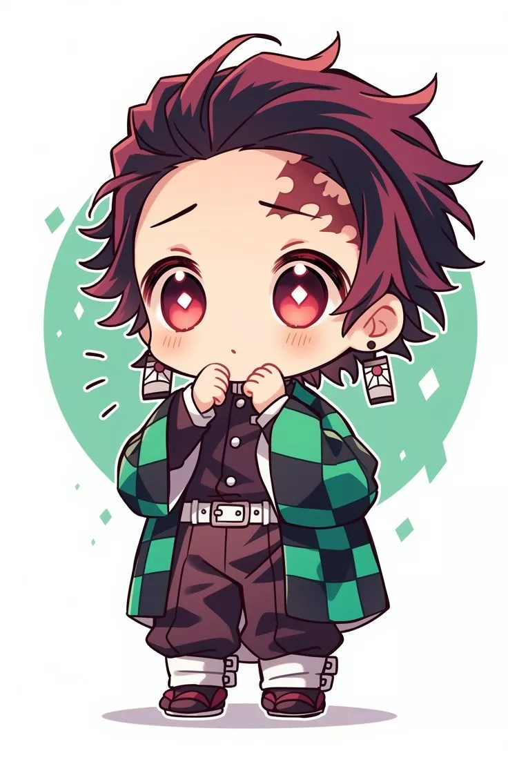 Chibi Tanjiro Kamado Anime PFP