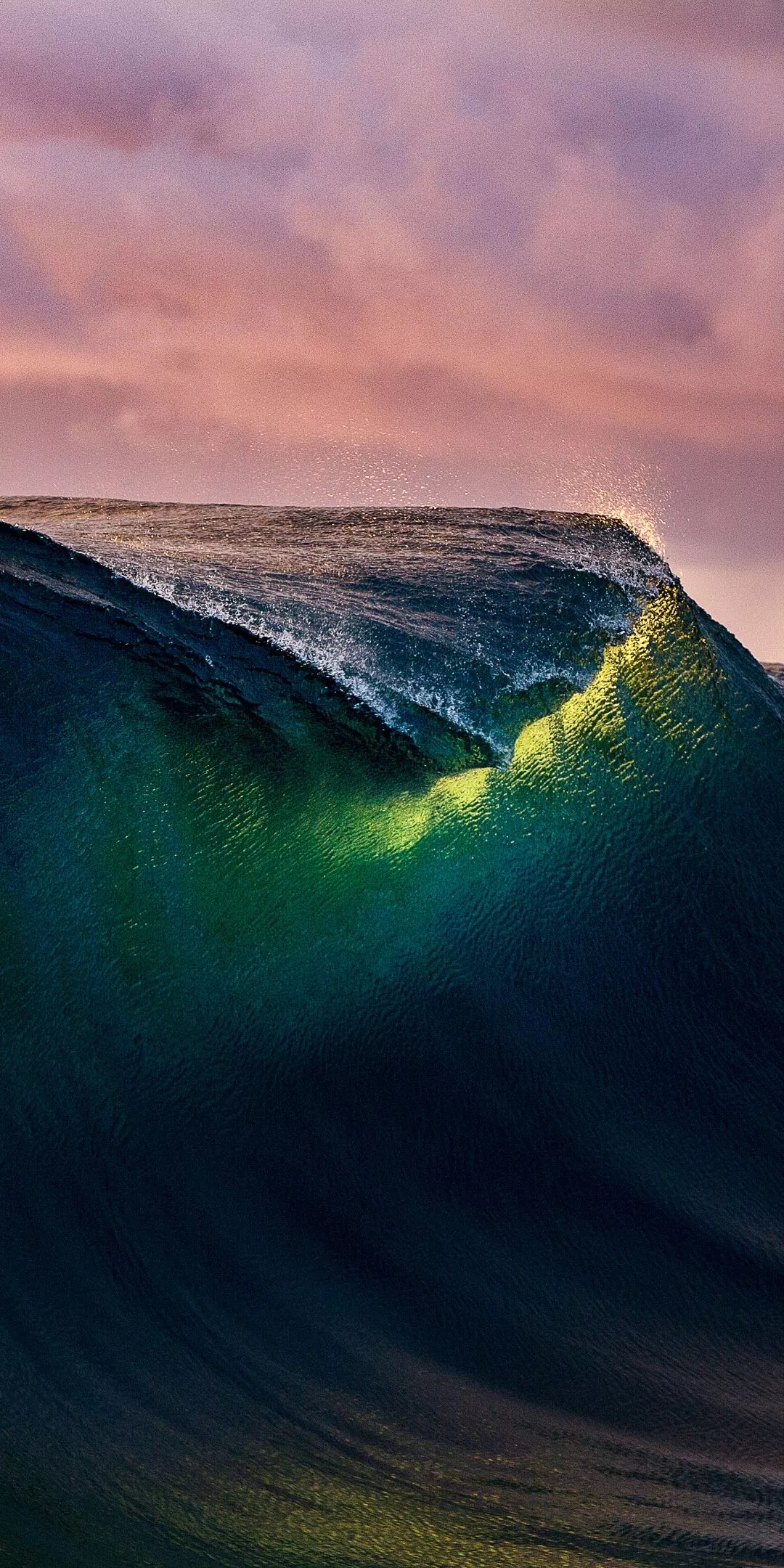 Sunset Wallpaper 4K, Tides, Wave, Ocean