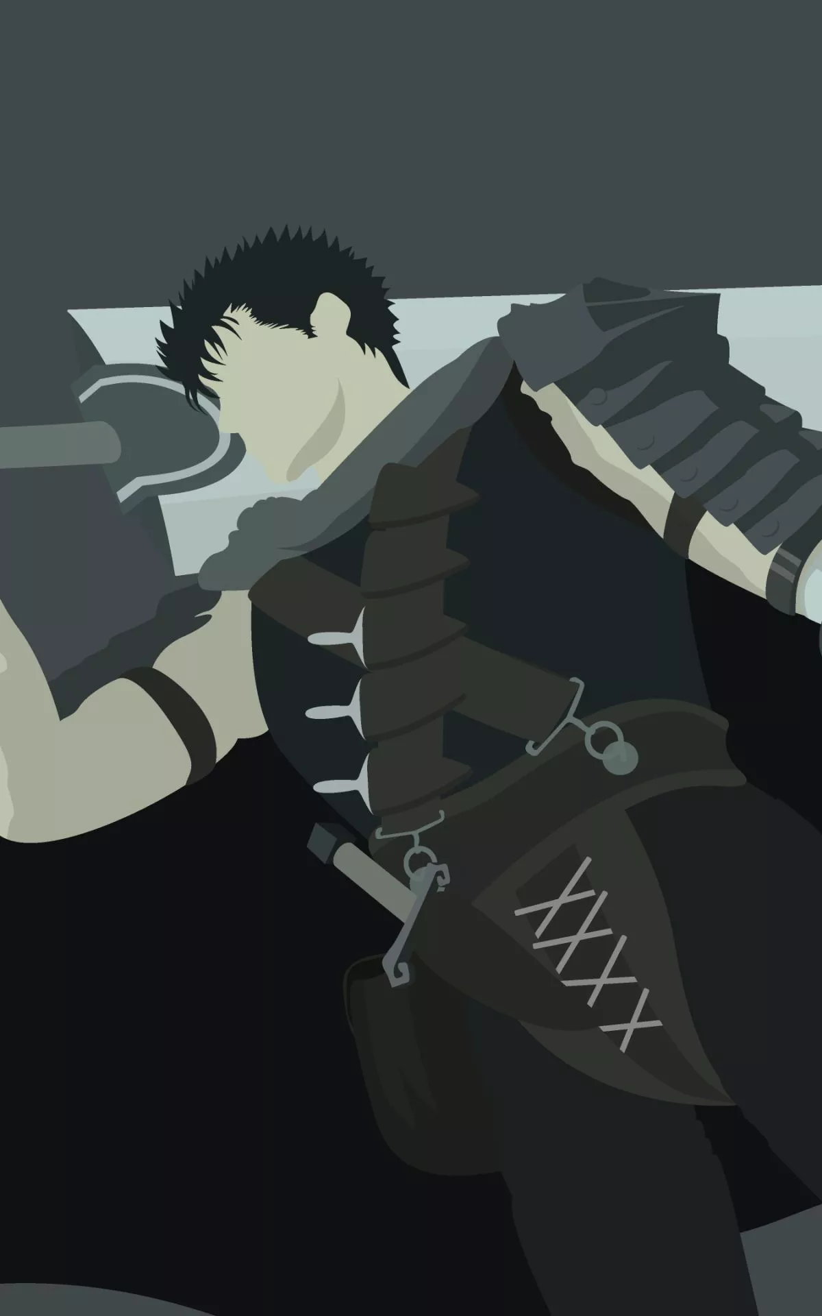 Mobile wallpaper: Anime, Berserk, Guts