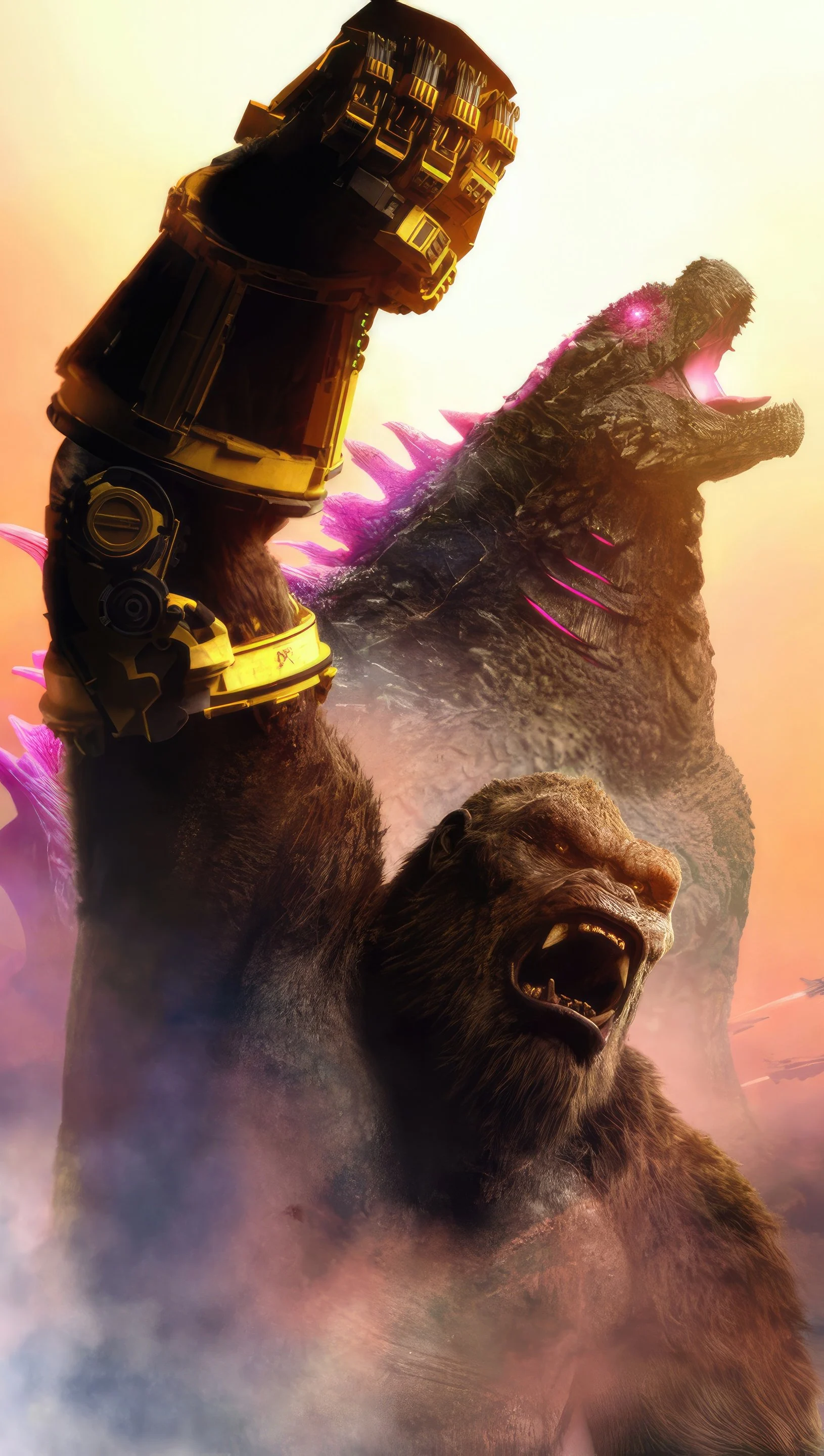 Godzilla X Kong Wallpaper 5k HD