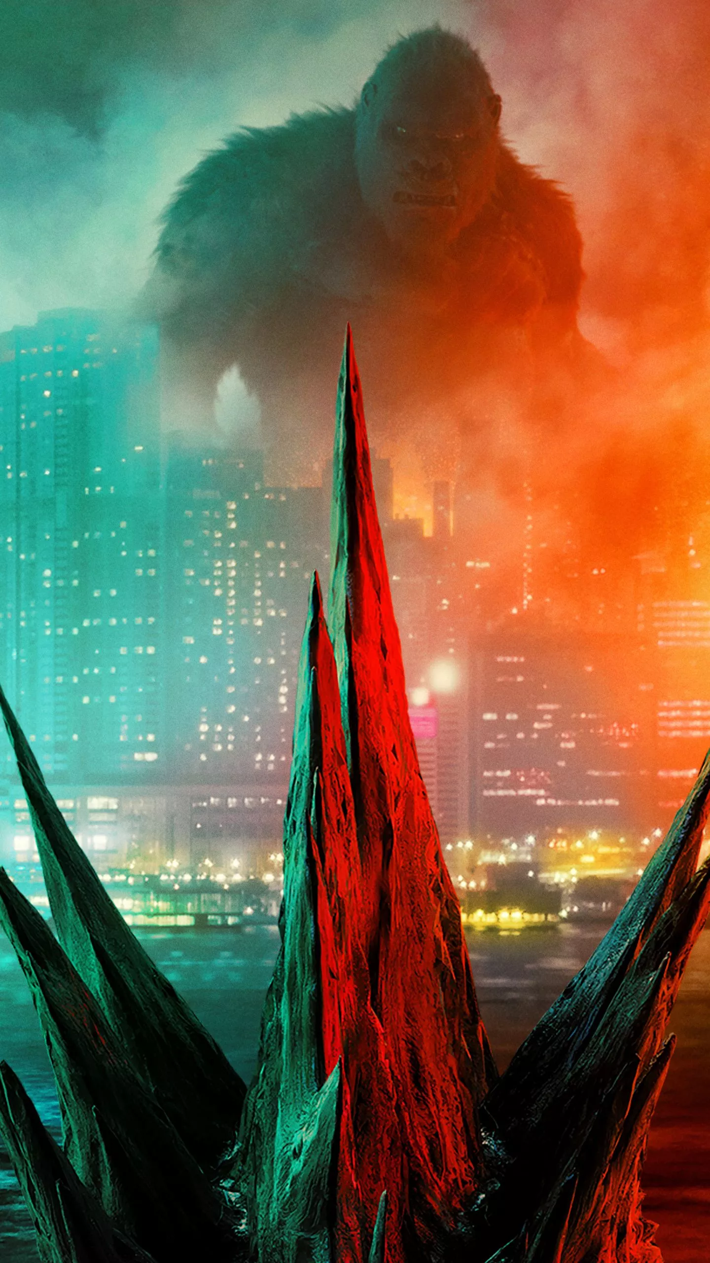 Epic Godzilla vs Kong Mobile Wallpaper