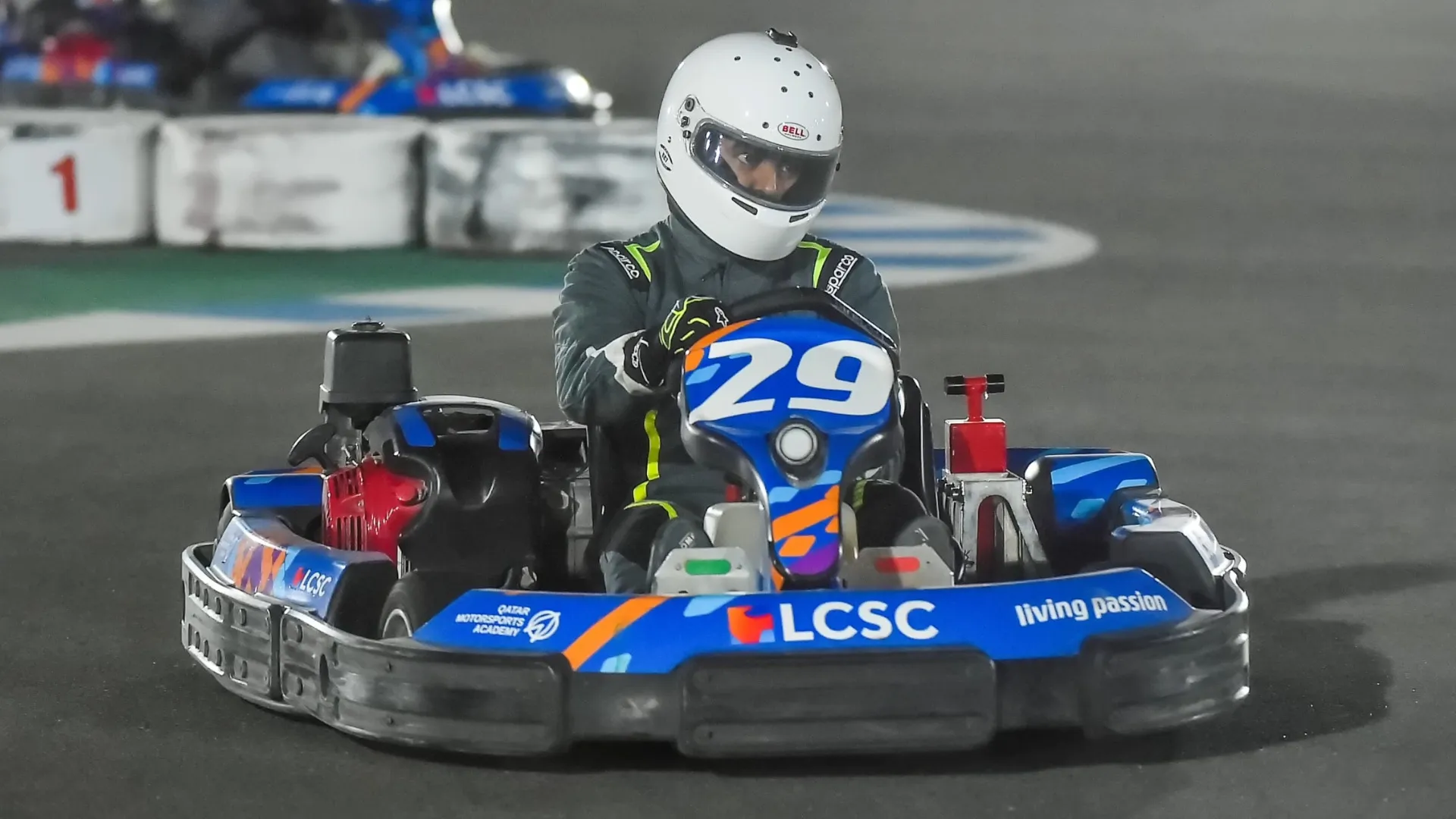 Karting Lap Times by Learning How to Lean