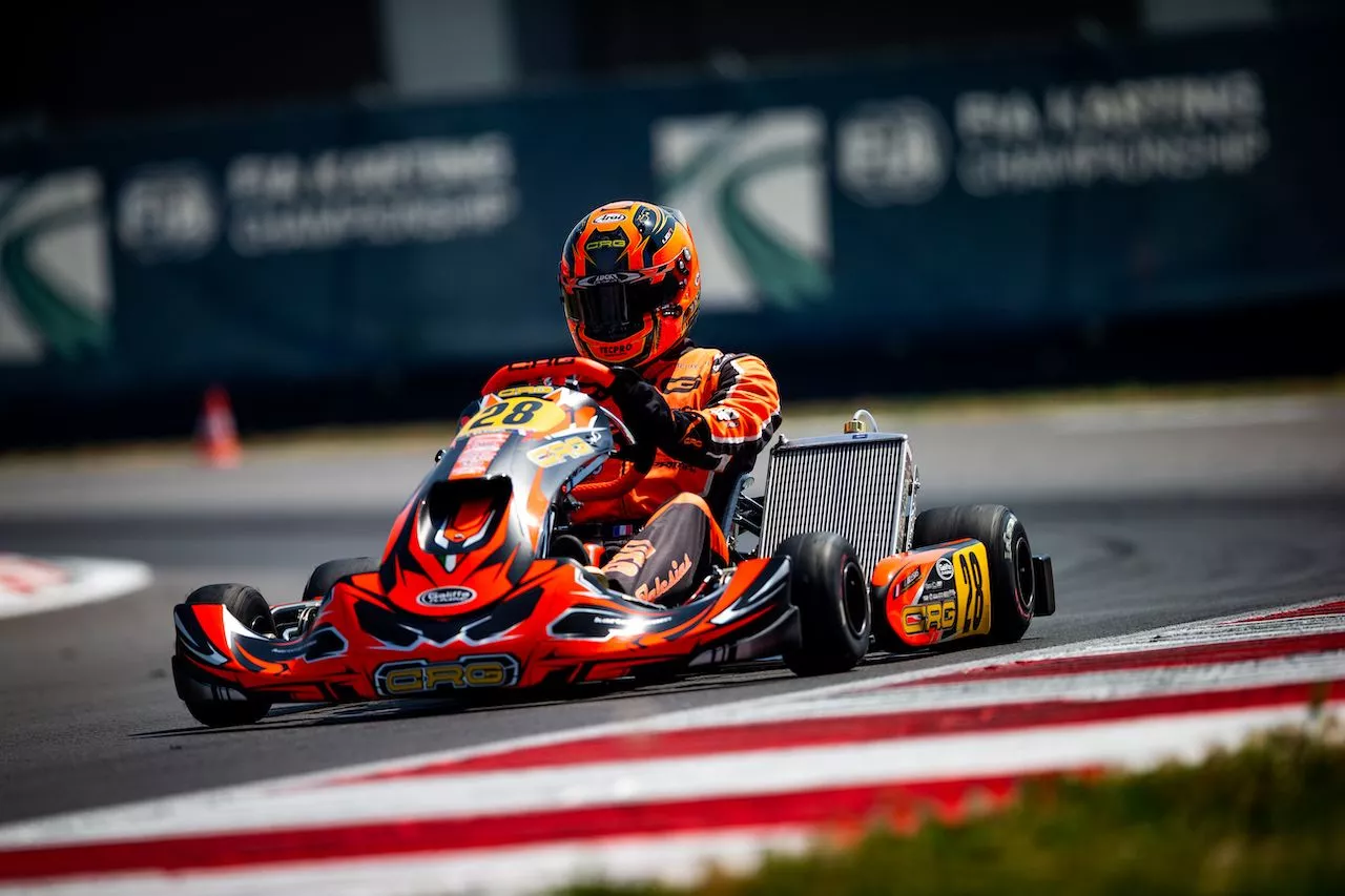 THE CRG RACING TEAM GETS BACK ON TRACK