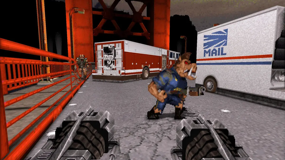 Duke Nukem 3D remake image leak, game