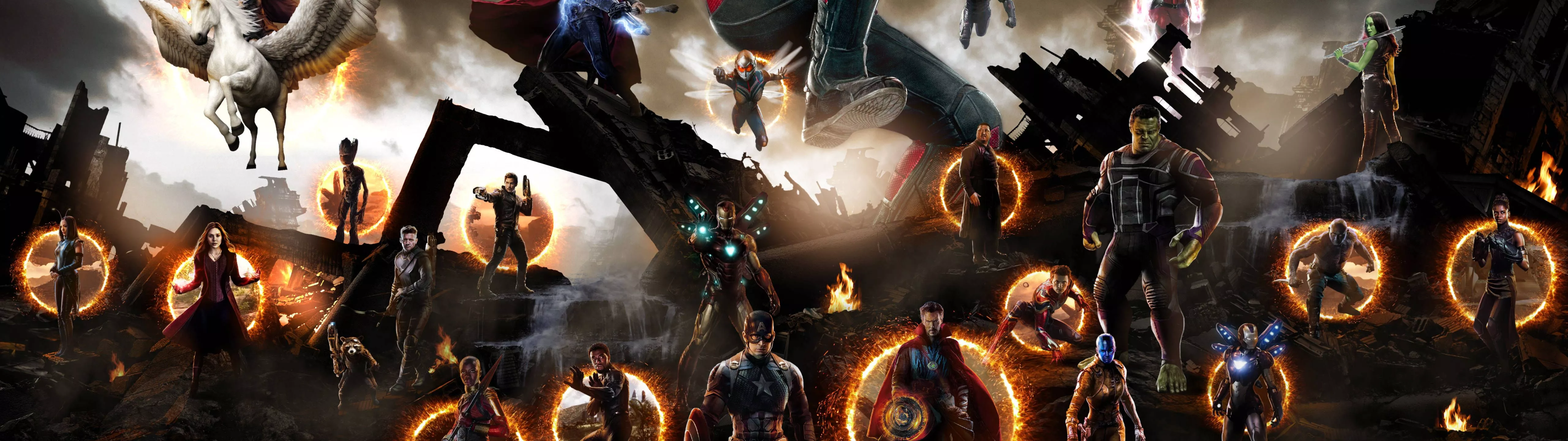 5120 X 1440 Marvel Wallpaper