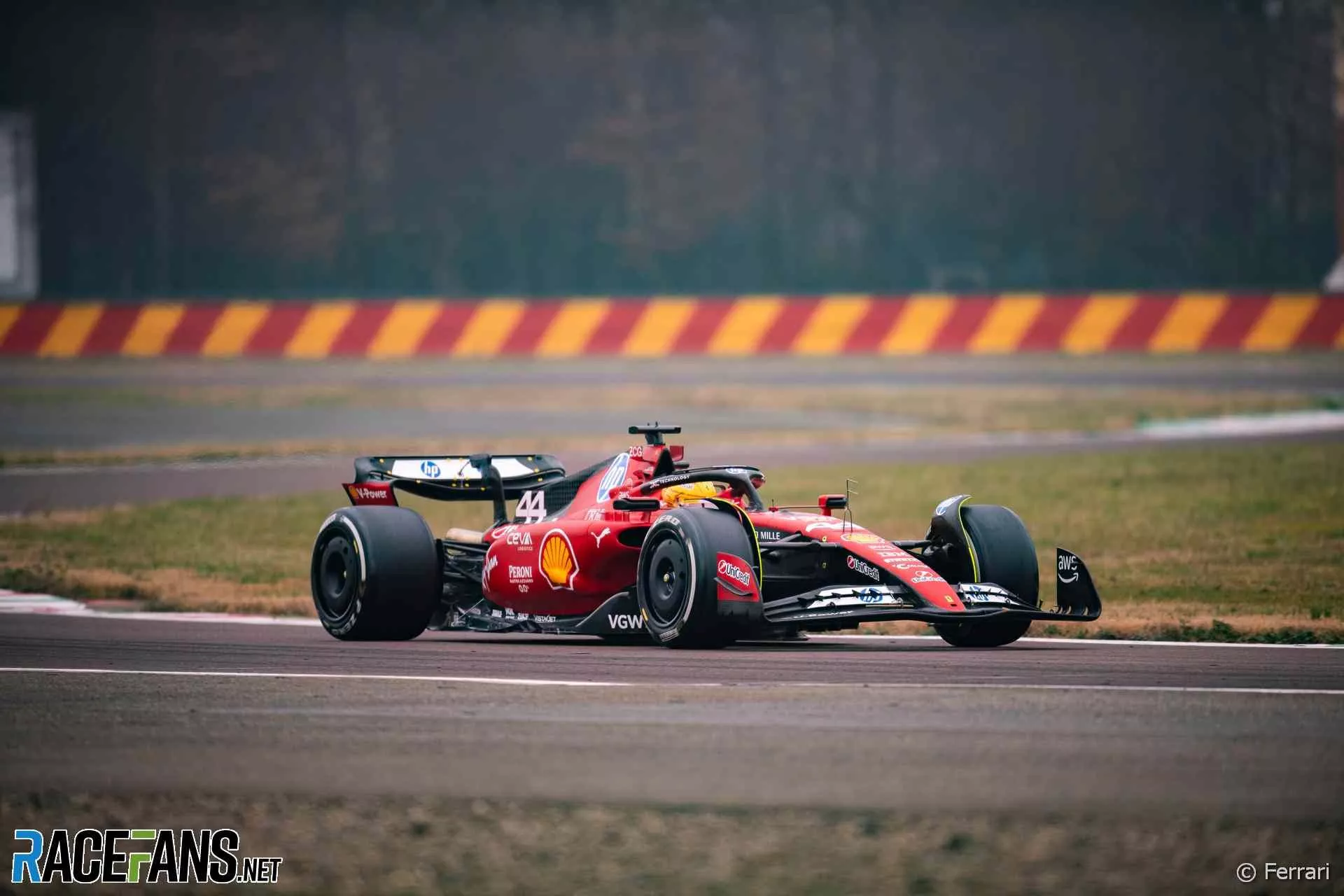 Video: Hamilton has first test run in a Ferrari at Fiorano · RaceFans