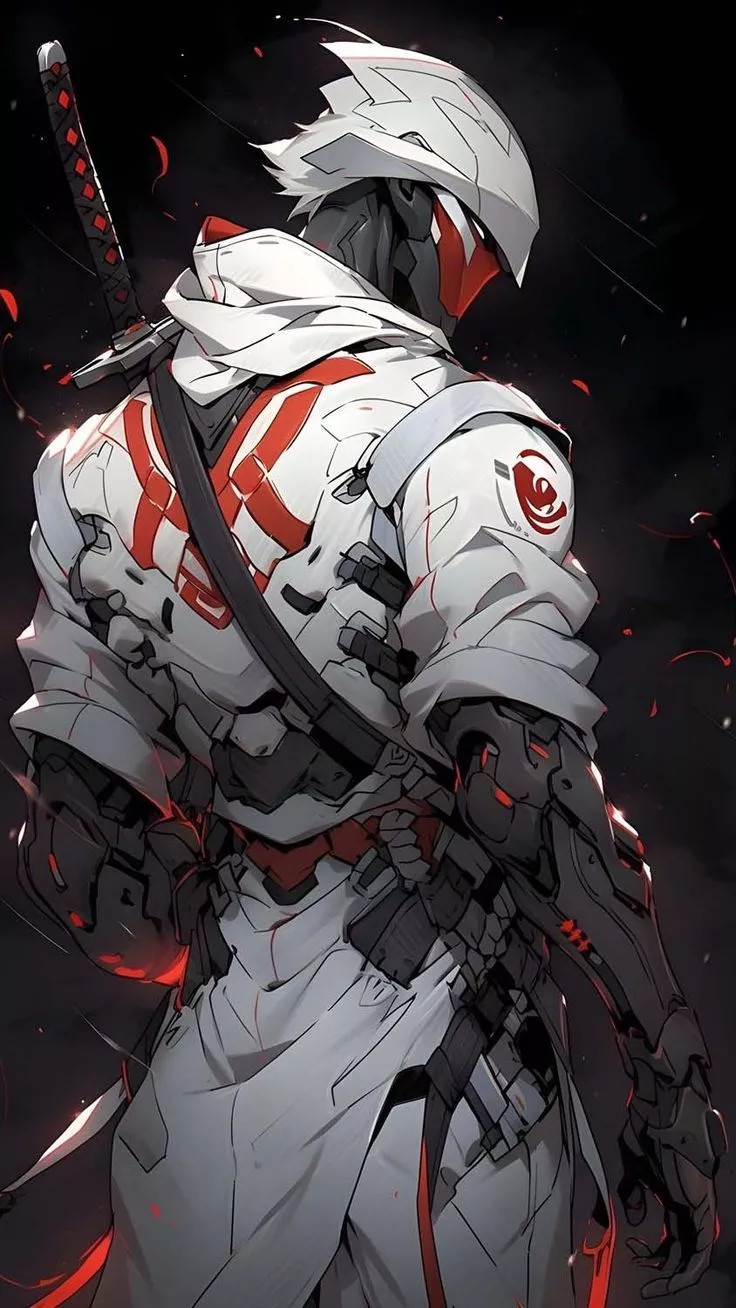 Cyborg Ninja iPhone Wallpaper HD