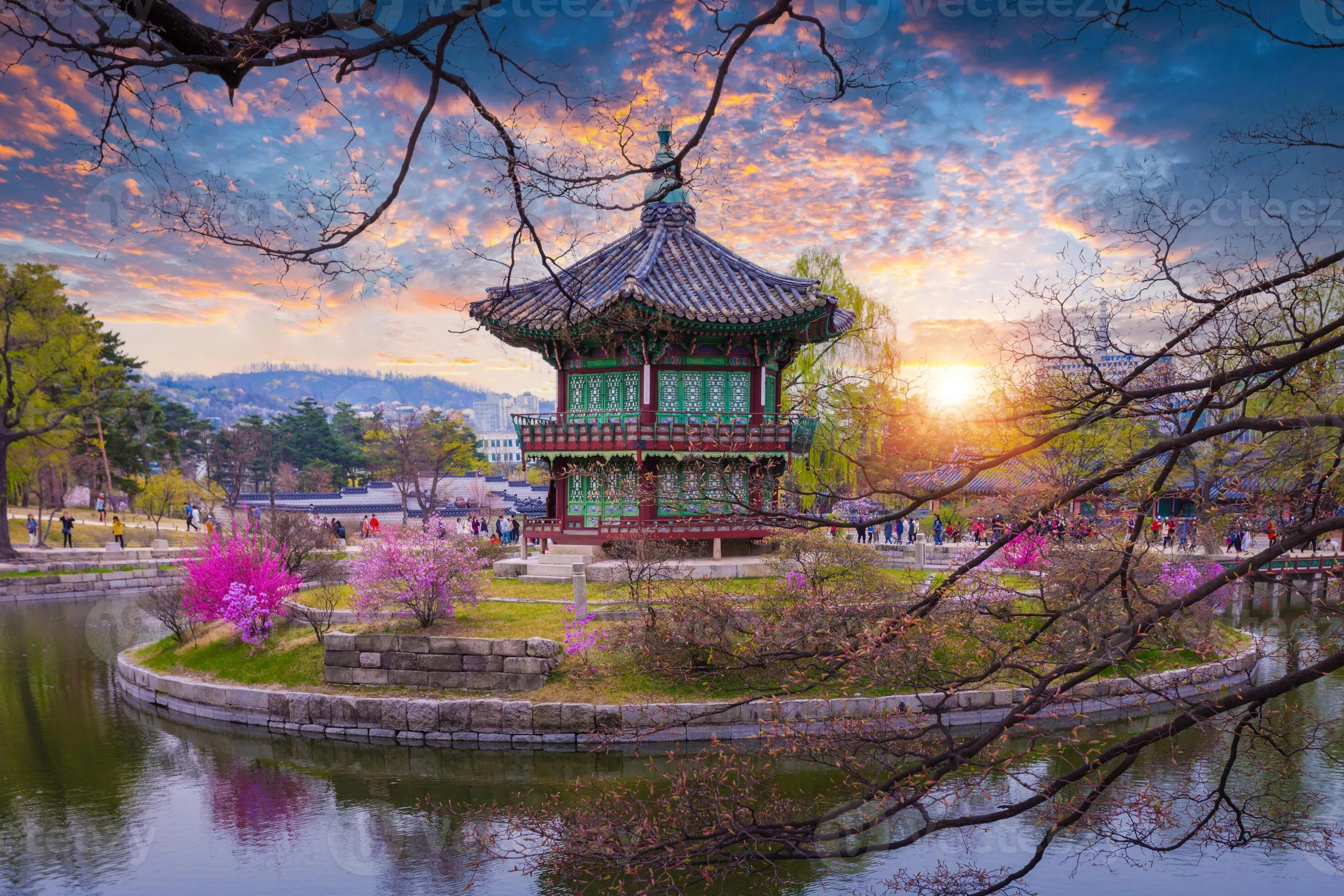 Gyeongbokgung Palace in Spring, Seoul