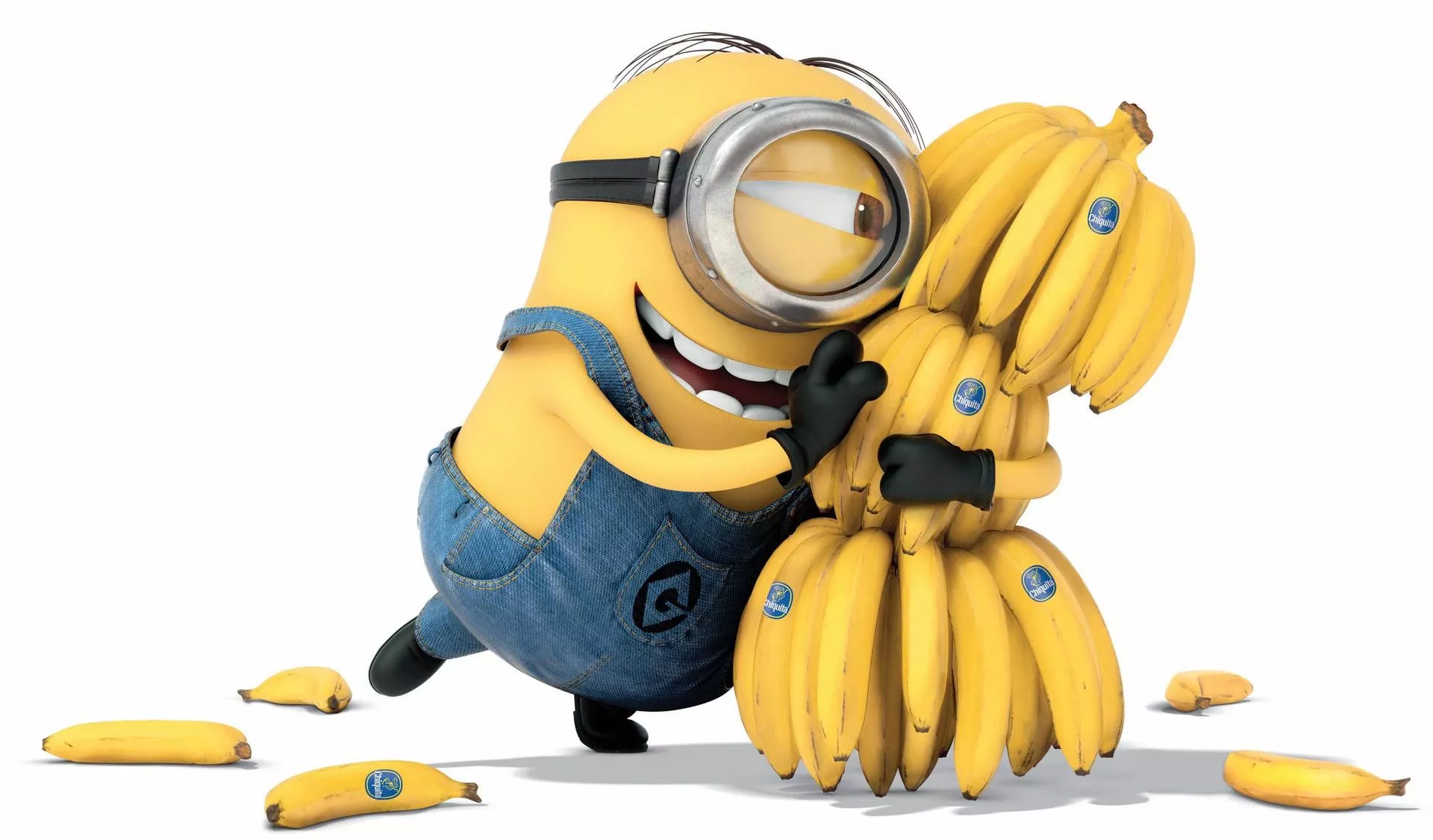 Minion With Banana Wallpaper