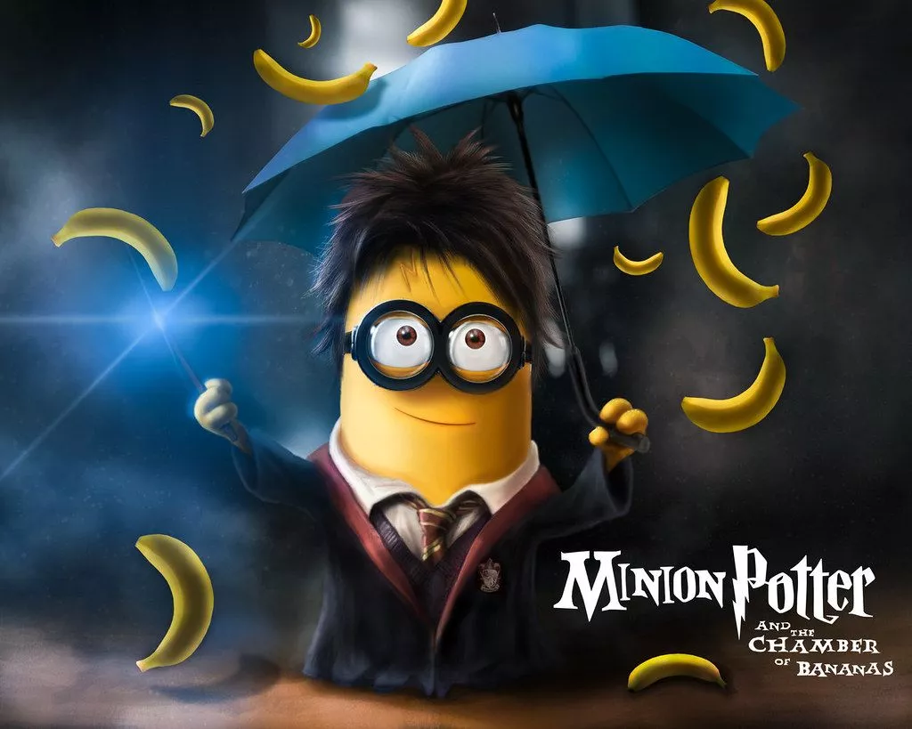 Minion Potter Chamber Of Bananas HD