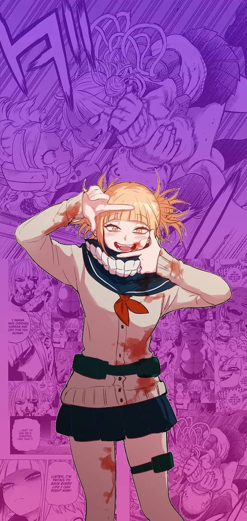 Himiko Toga Shiilow, himiko toga, pink